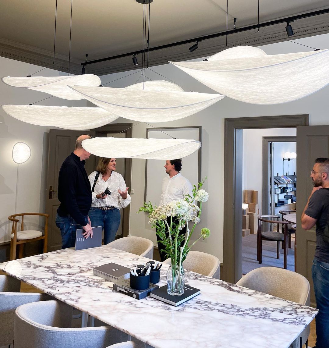 Vela Minimalistisch Seide Pendelleuchte Leuchte-Letslighting