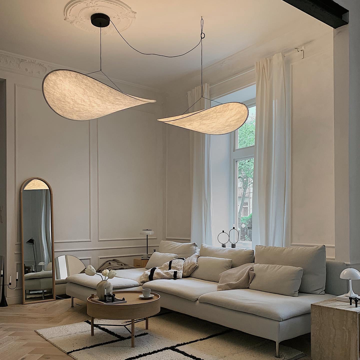 Vela Minimalistisch Seide Pendelleuchte Leuchte-Letslighting