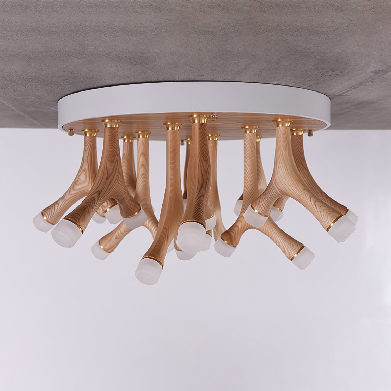 Vilorion Naturholz-Deckenleuchte-Letslighting