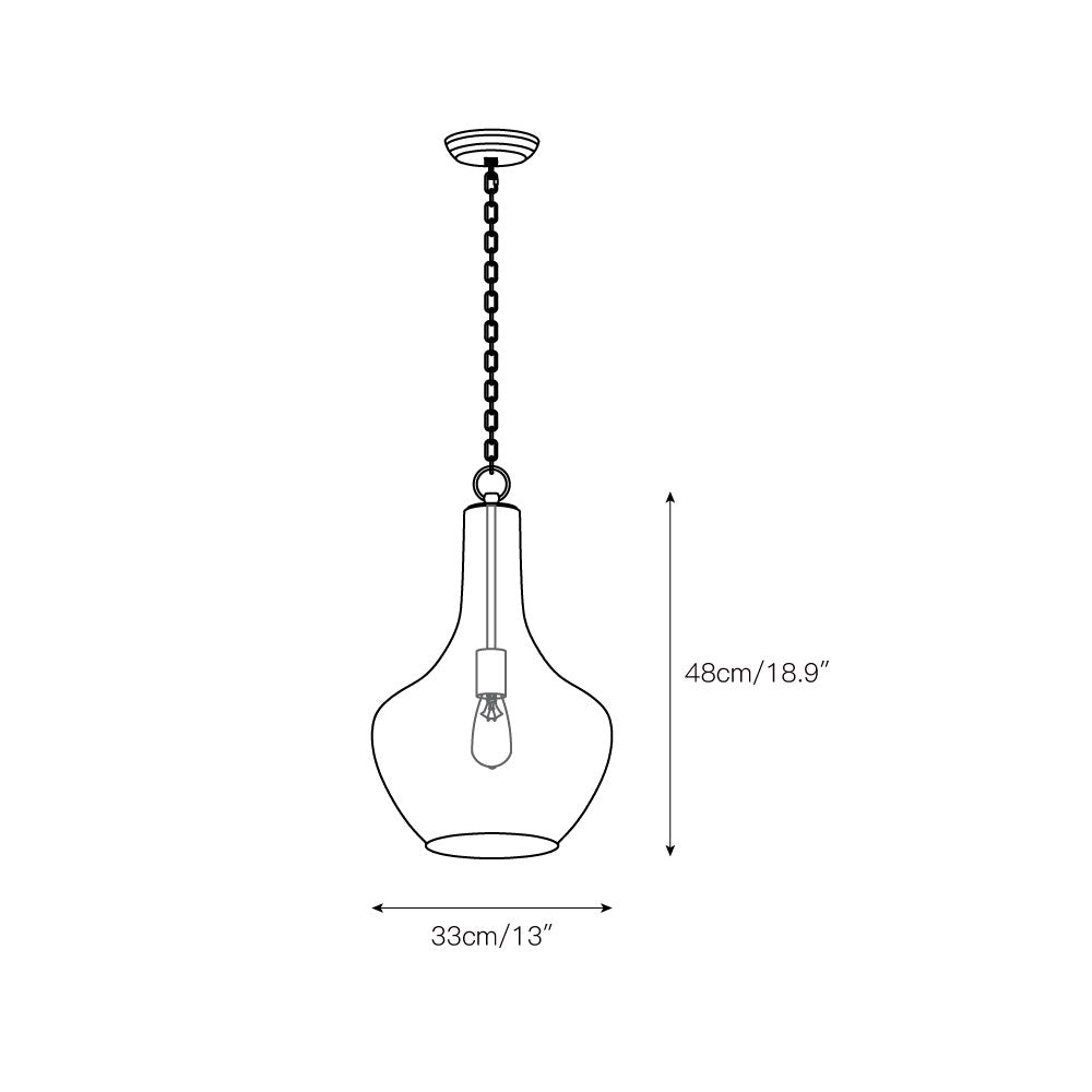 Avenila Glas Modern Minimalistisch Pendelleuchte-Letslighting