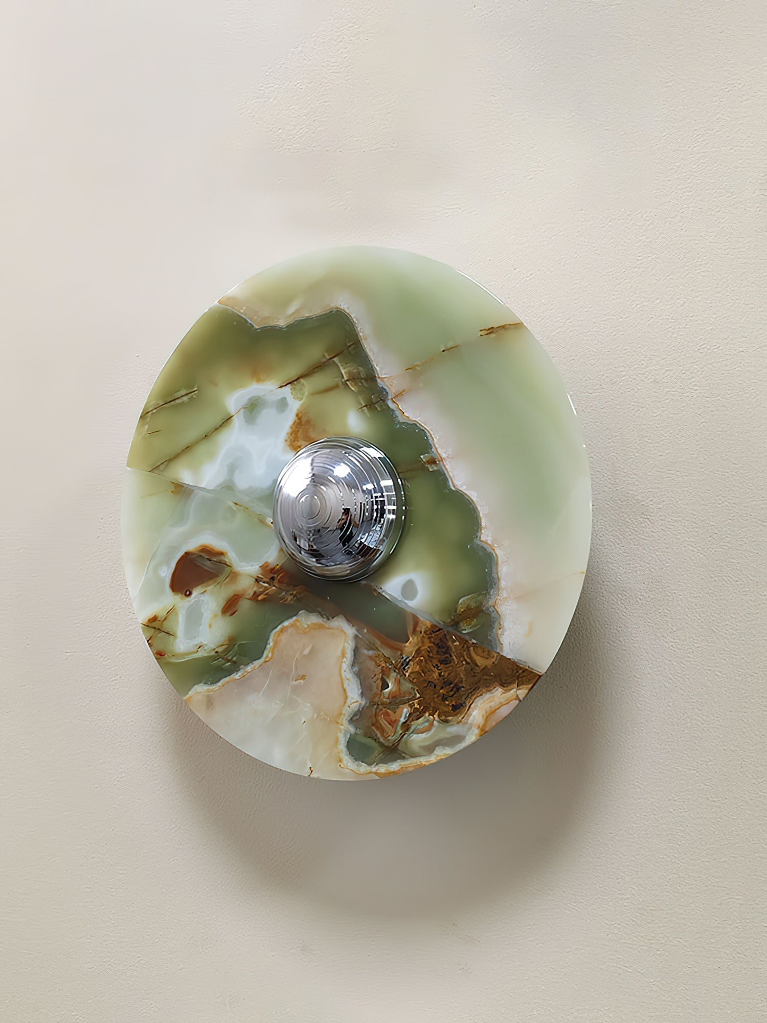 Olrine Modern Minimalist Marble Metal Wall Lamp - Letslighting