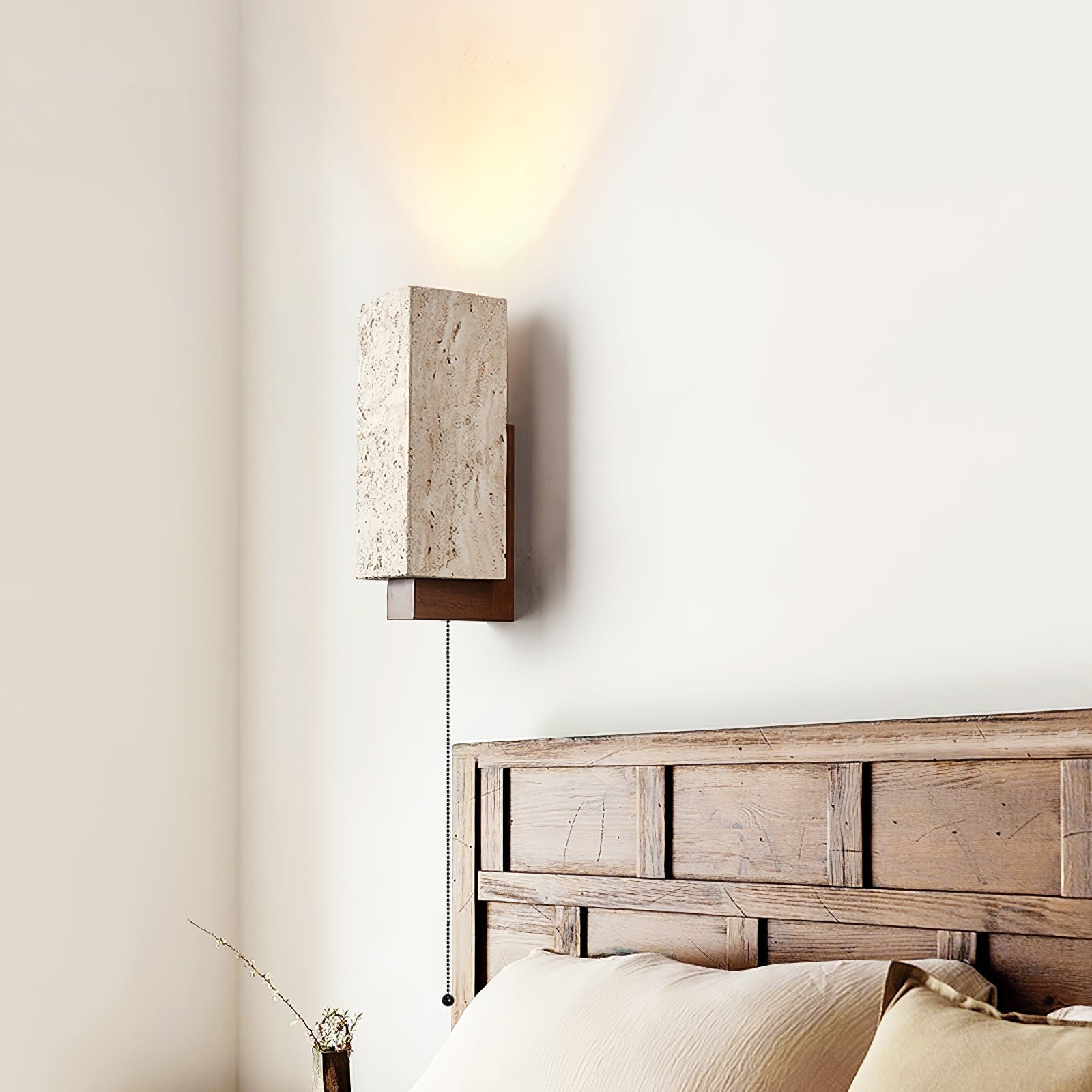 Elsoran Travertine Block Wall Light - Neutralighting