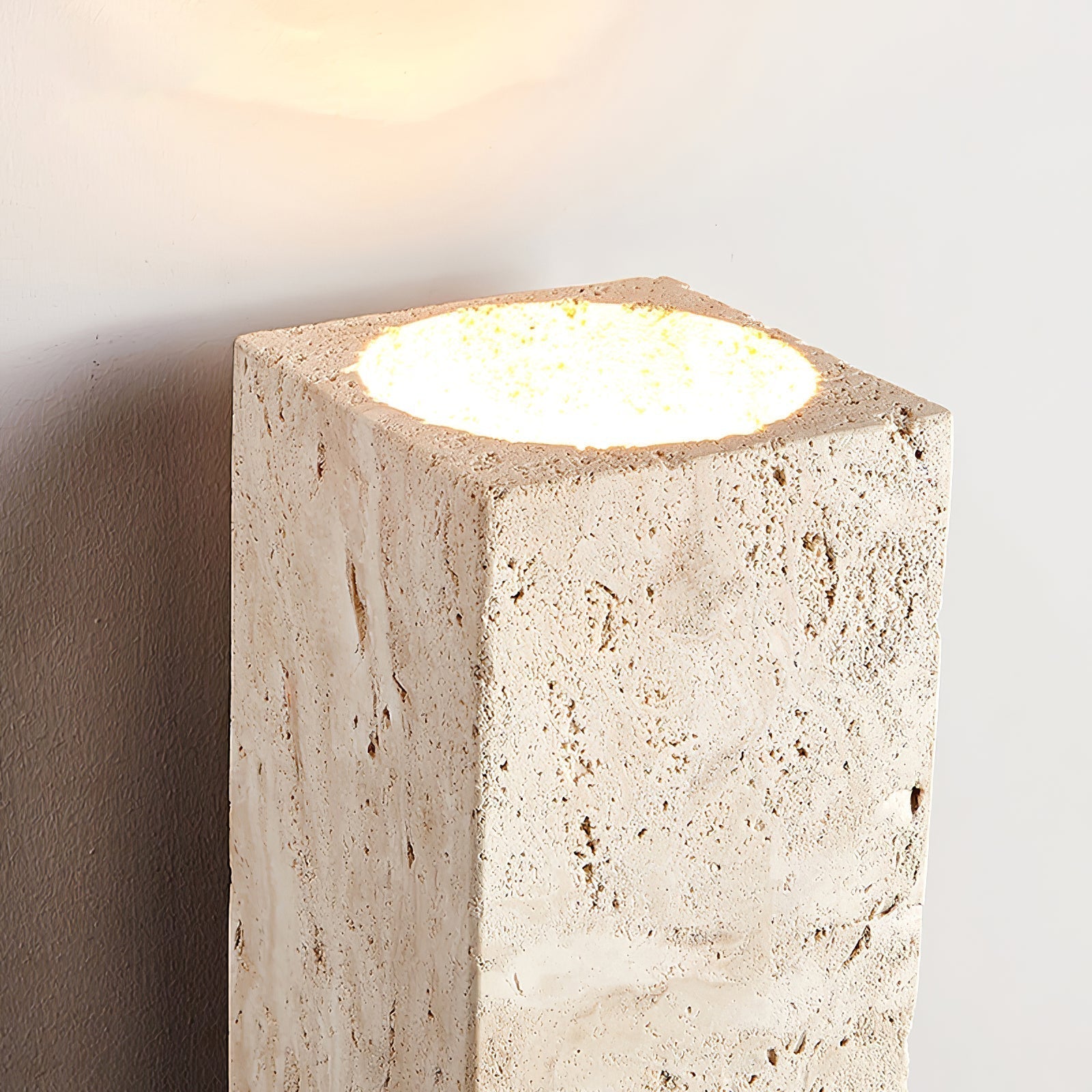 Elsoran Travertine Block Wall Light - Neutralighting