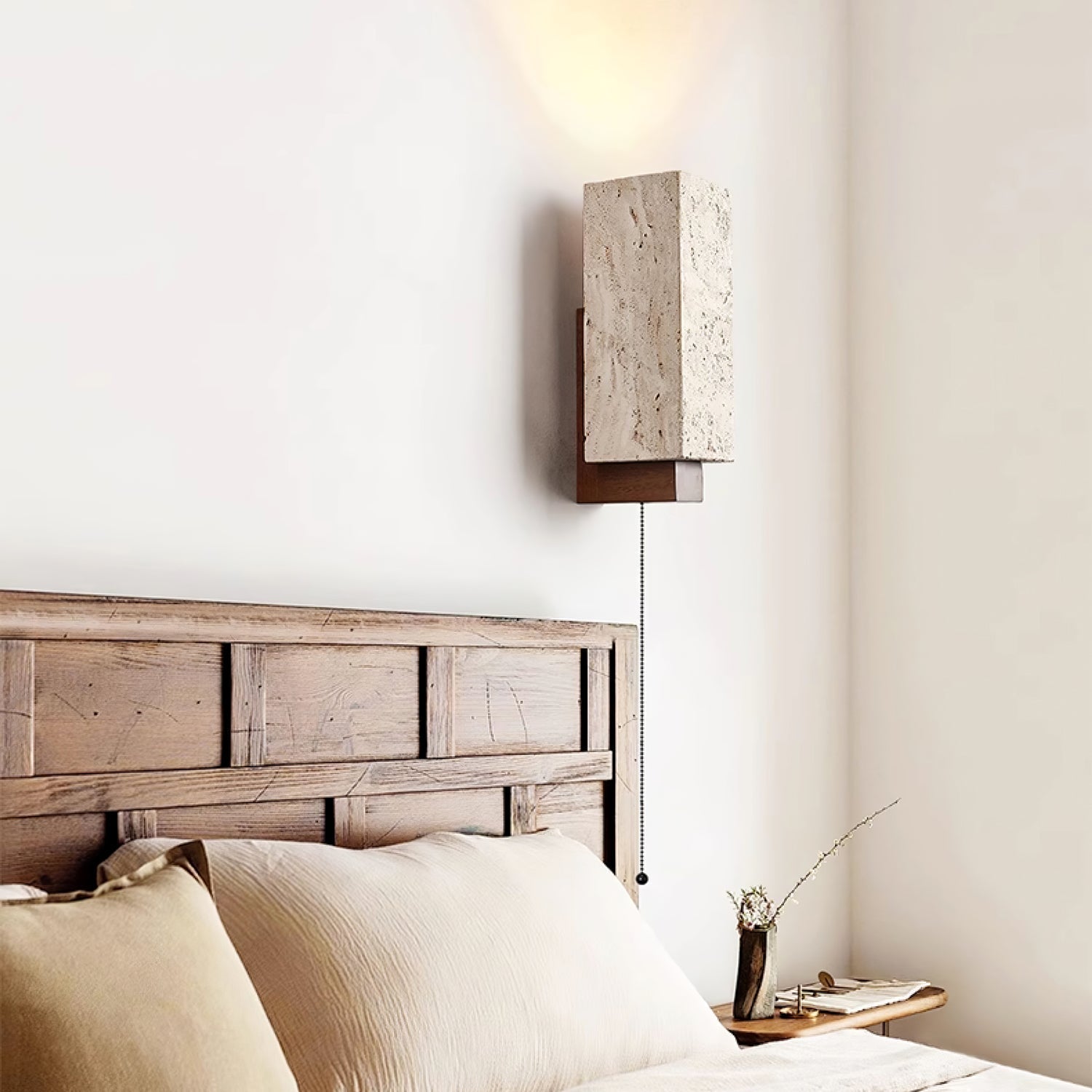 Elsoran Travertine Block Wall Light - Neutralighting