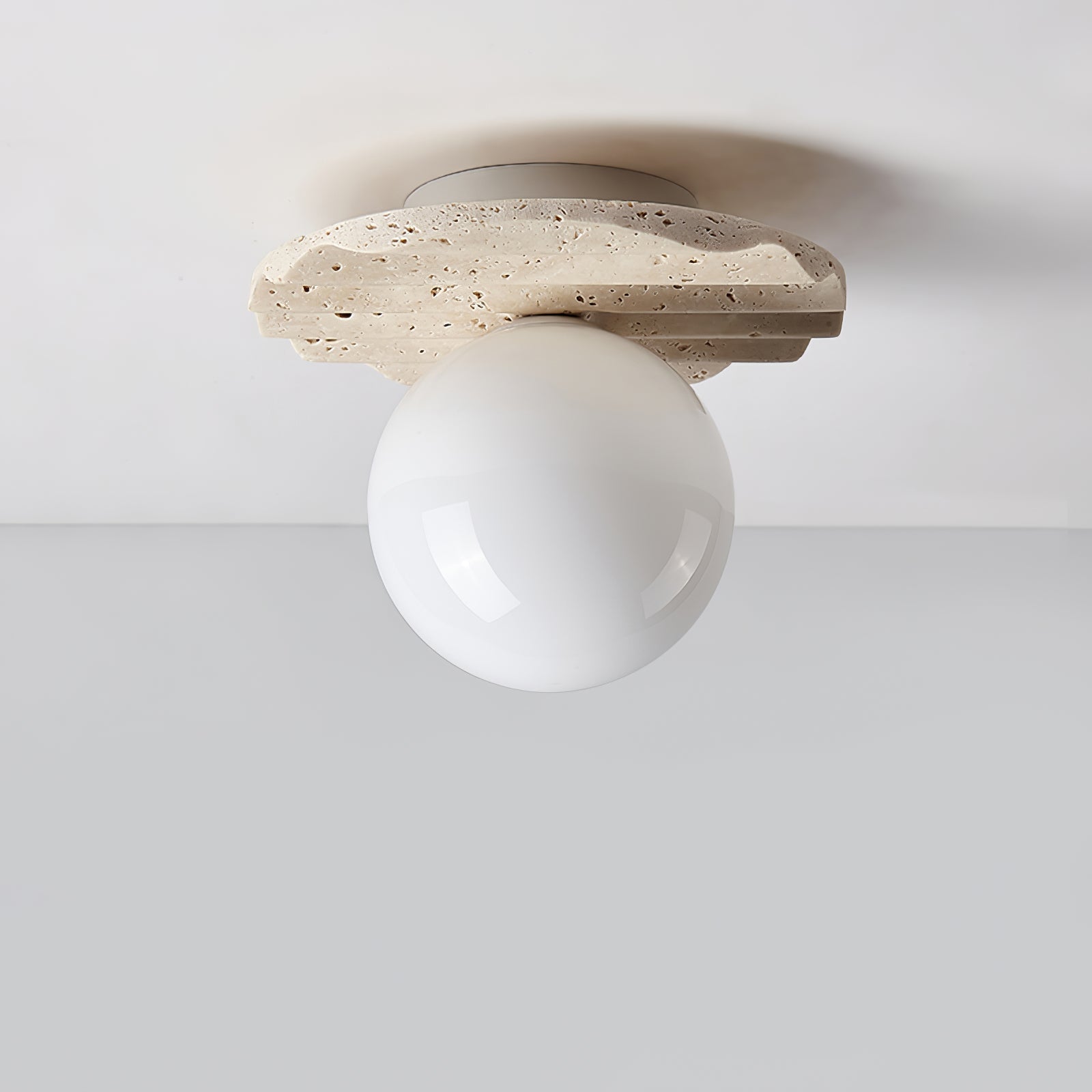 Travertine Wave Ceiling Light - Neutralighting