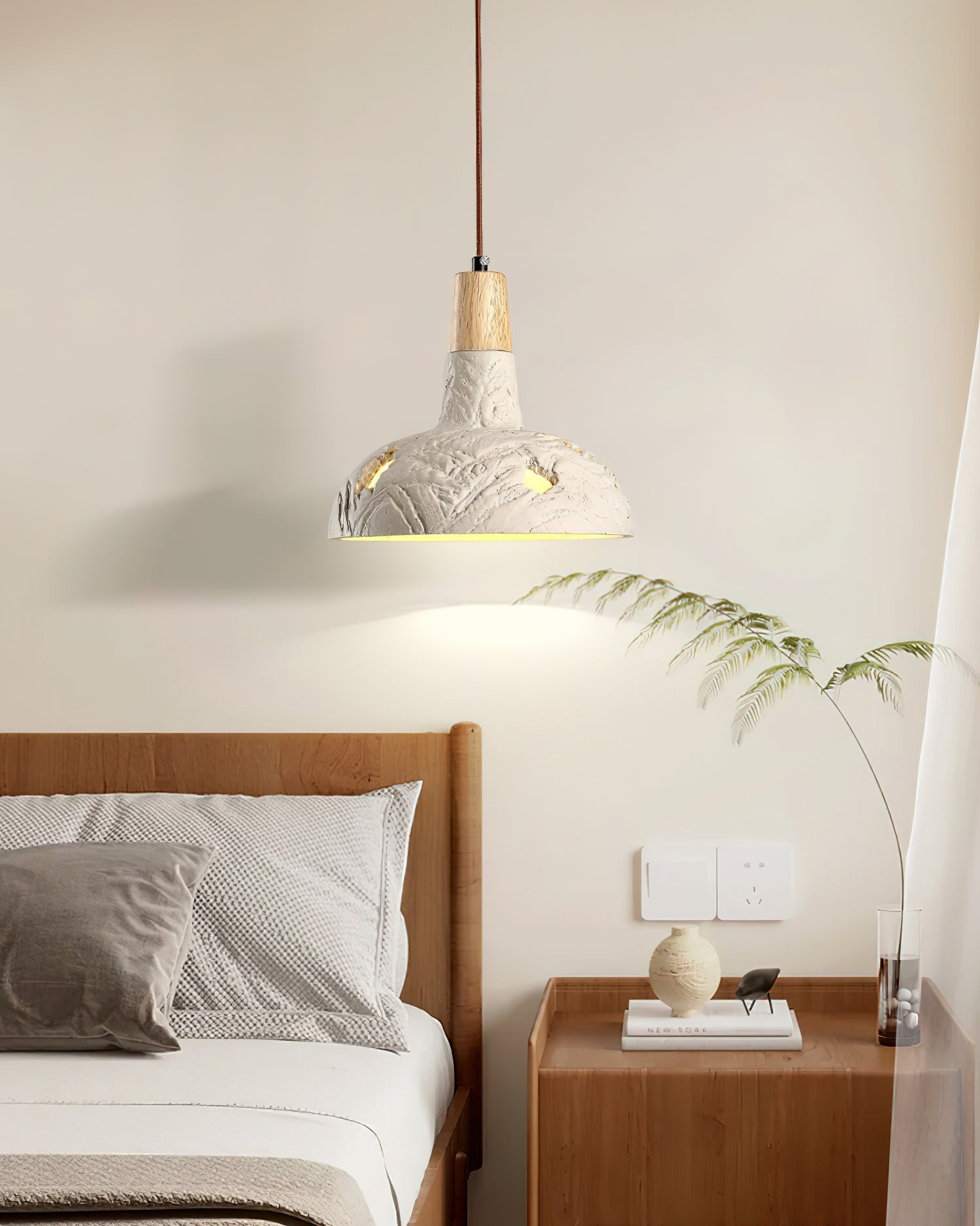 Ormarion Nordic Art Carve Zement Pendelleuchte-Letslighting