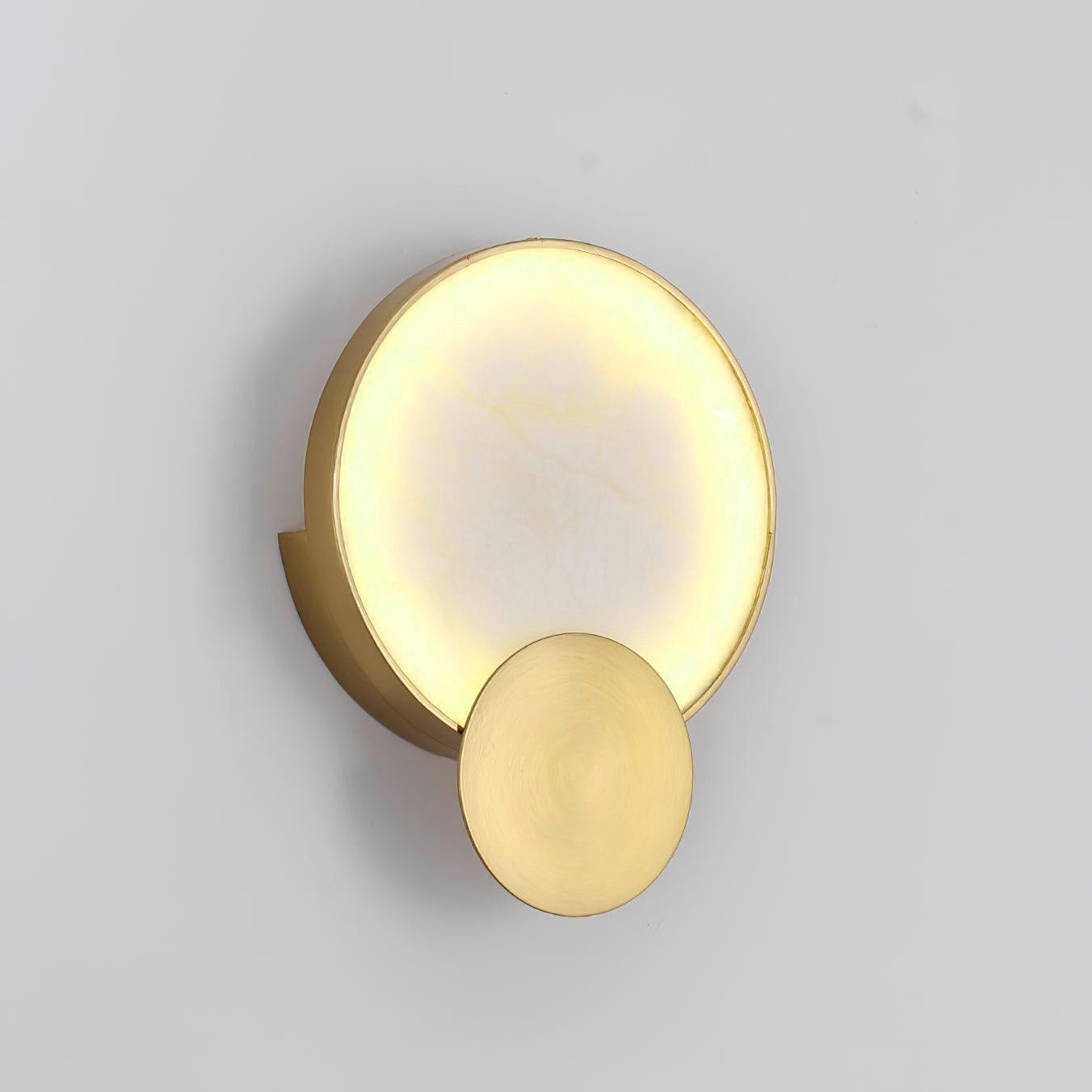 Myvelarae Circular Alabaster Wall Light - Neutralighting