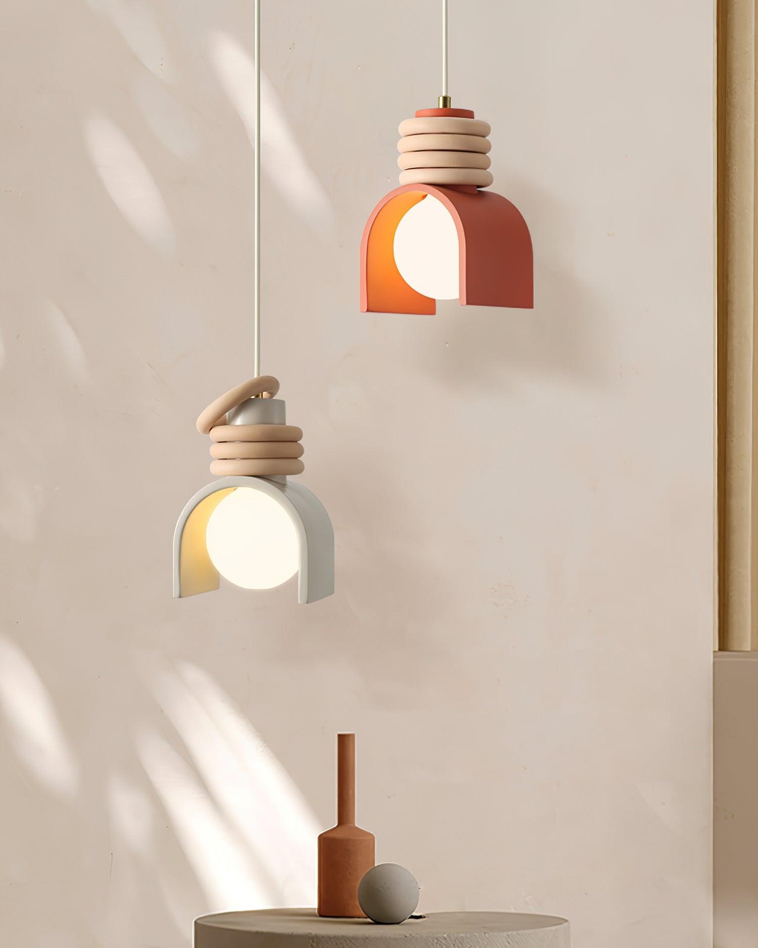 Twister Zeitgemäß Glas Pendelleuchte Leuchte-Letslighting