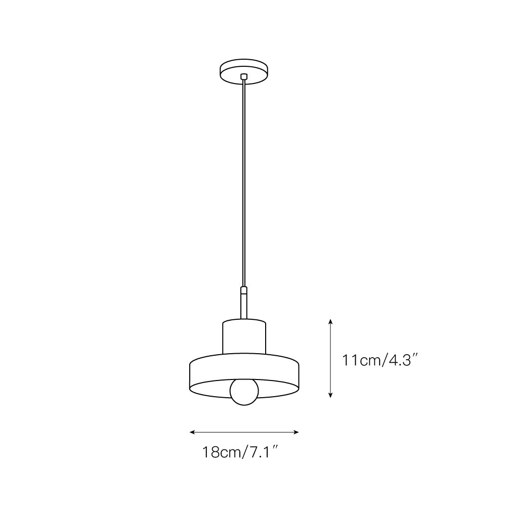 Sysoleth Sysoleth Metall Terrazzo Modern Industrie Pendelleuchte-Letslighting