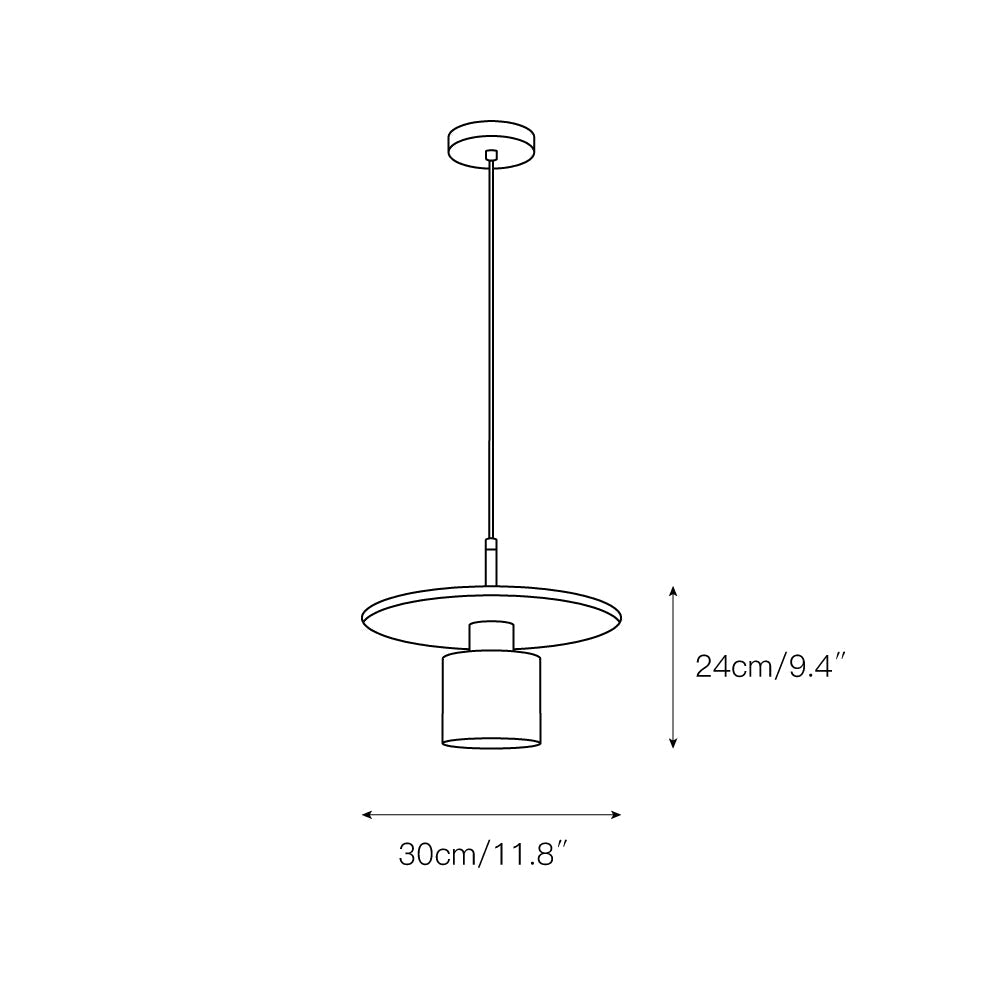 Sysoleth Sysoleth Metall Terrazzo Modern Industrie Pendelleuchte-Letslighting