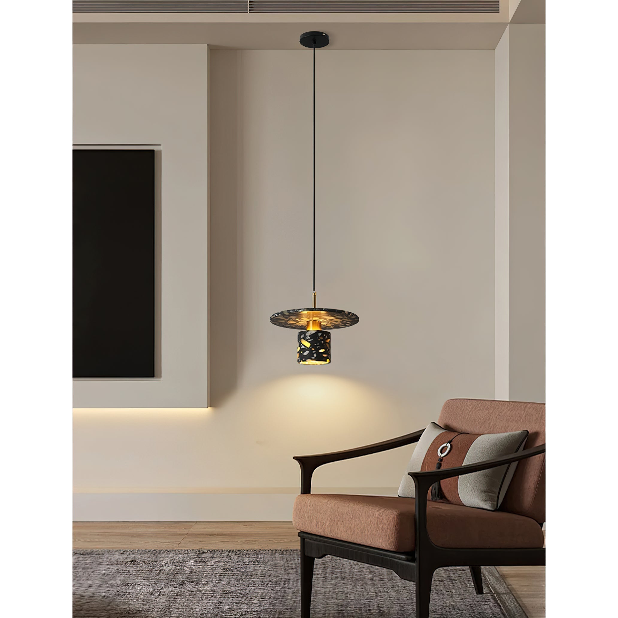 Sysoleth Sysoleth Metall Terrazzo Modern Industrie Pendelleuchte-Letslighting