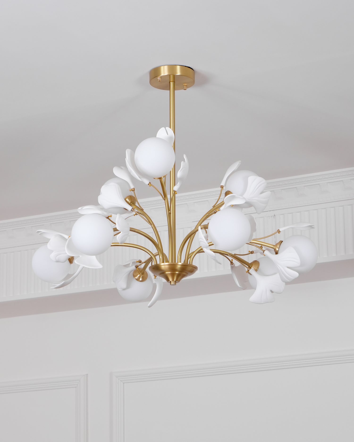 Thalassa Gingko Chandelier - Blowlighting