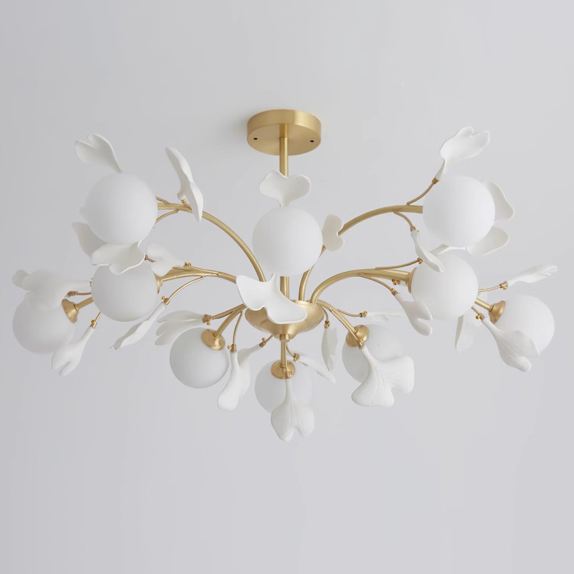 Thalassa Gingko Chandelier - Blowlighting