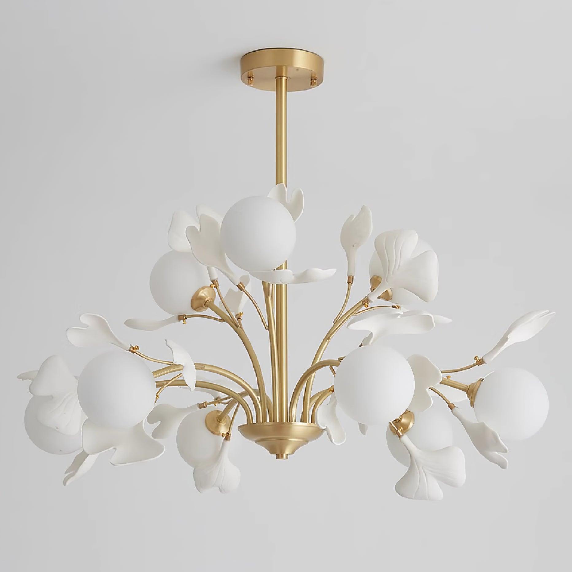 Thalassa Gingko Chandelier - Blowlighting