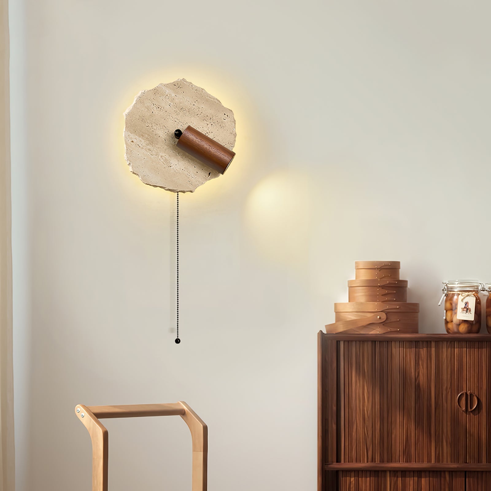 Cleo Travertine Wall Light Spotlight - Neutralighting