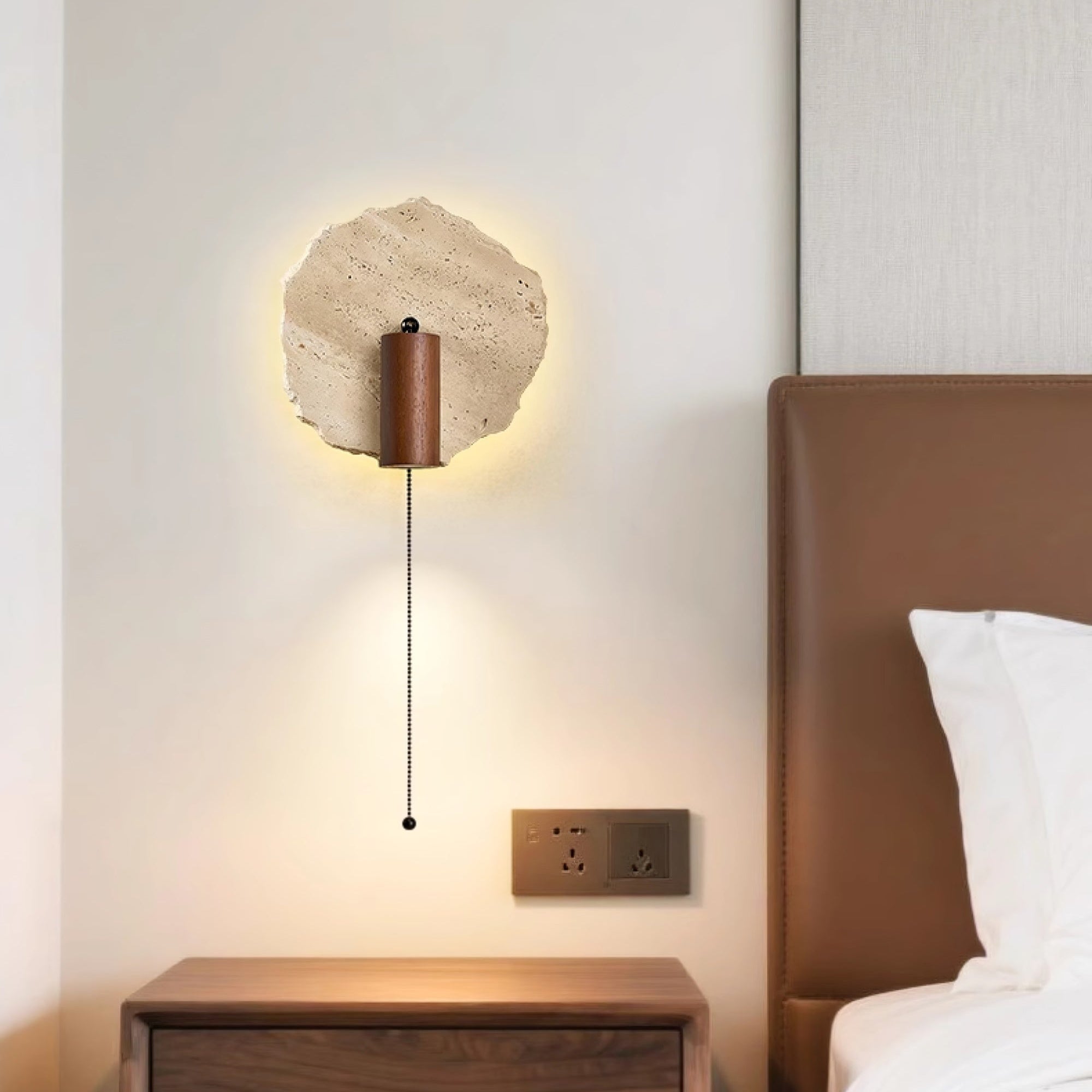 Cleo Travertine Wall Light Spotlight - Neutralighting