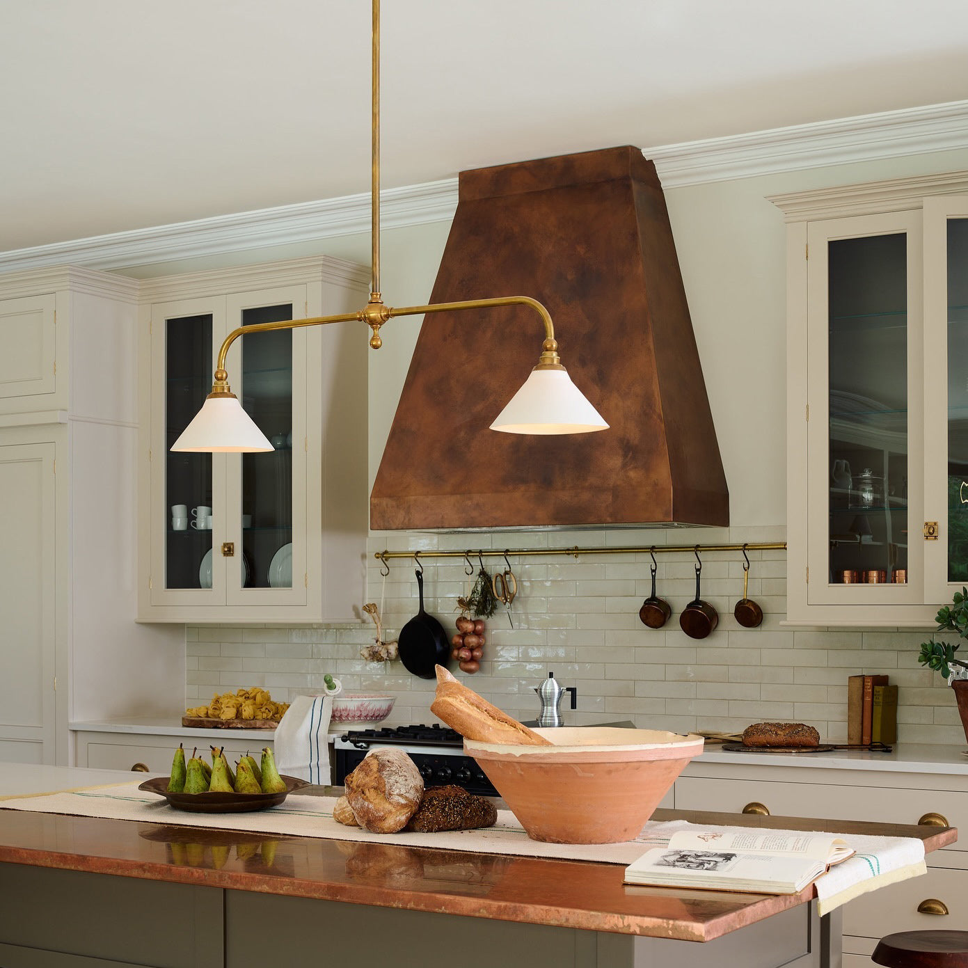Vallence Pendelleuchte Kronleuchter Luxus Messing Doppelkegel-Letslighting