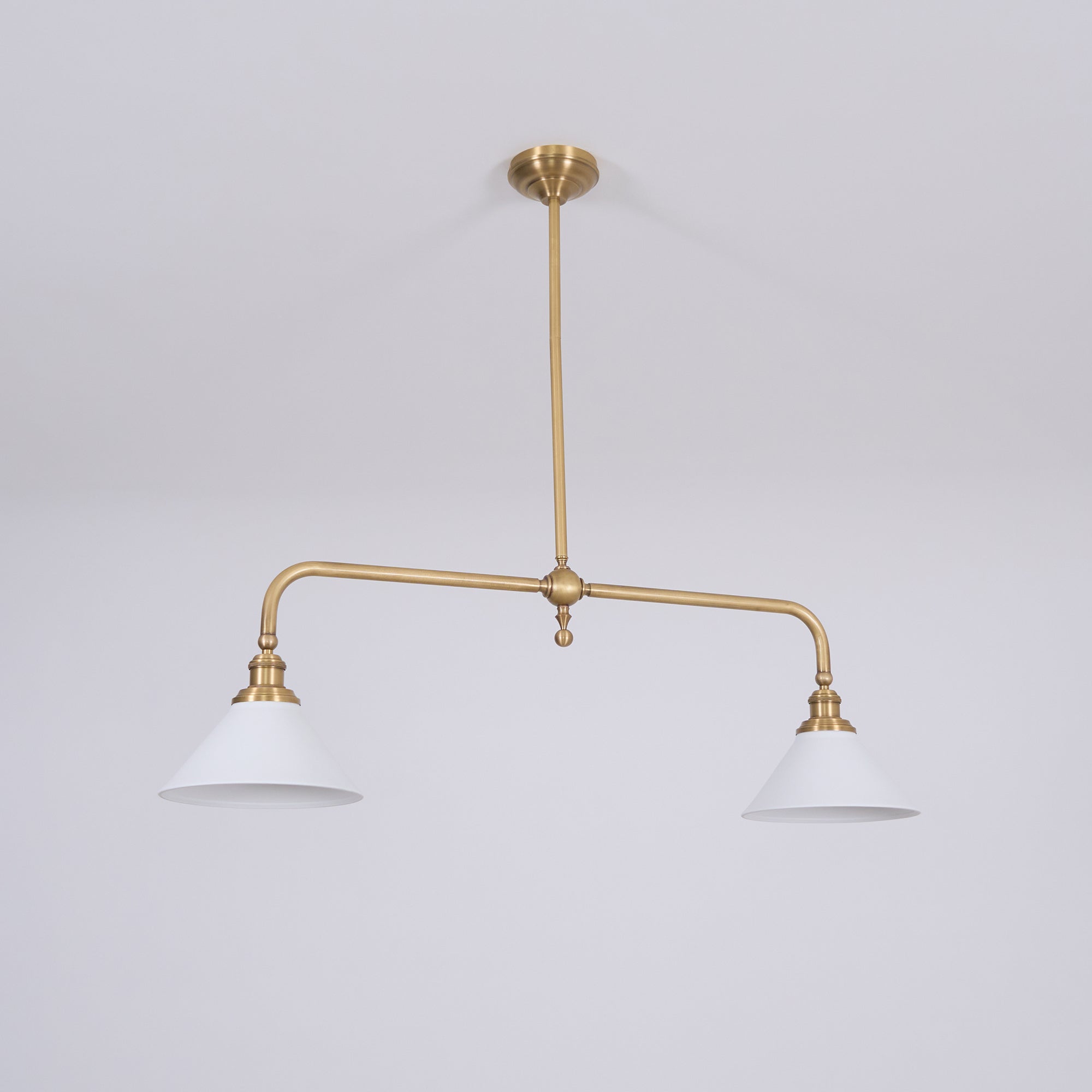 Vallence Pendelleuchte Kronleuchter Luxus Messing Doppelkegel-Letslighting