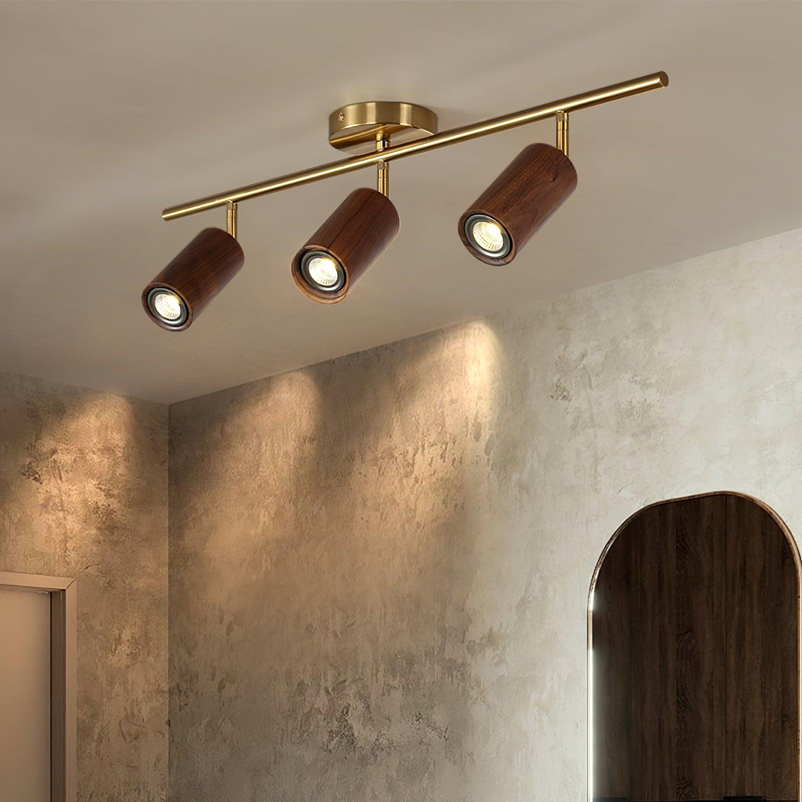 Liora Wooden Track Ceiling Light - Letslighting