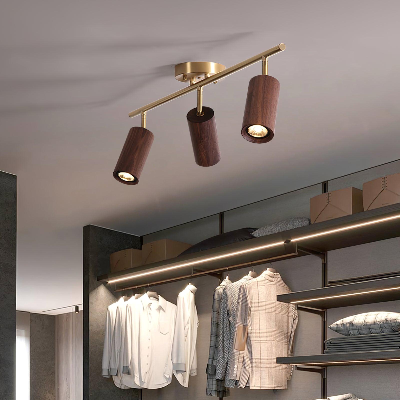 Liora Wooden Track Ceiling Light - Letslighting
