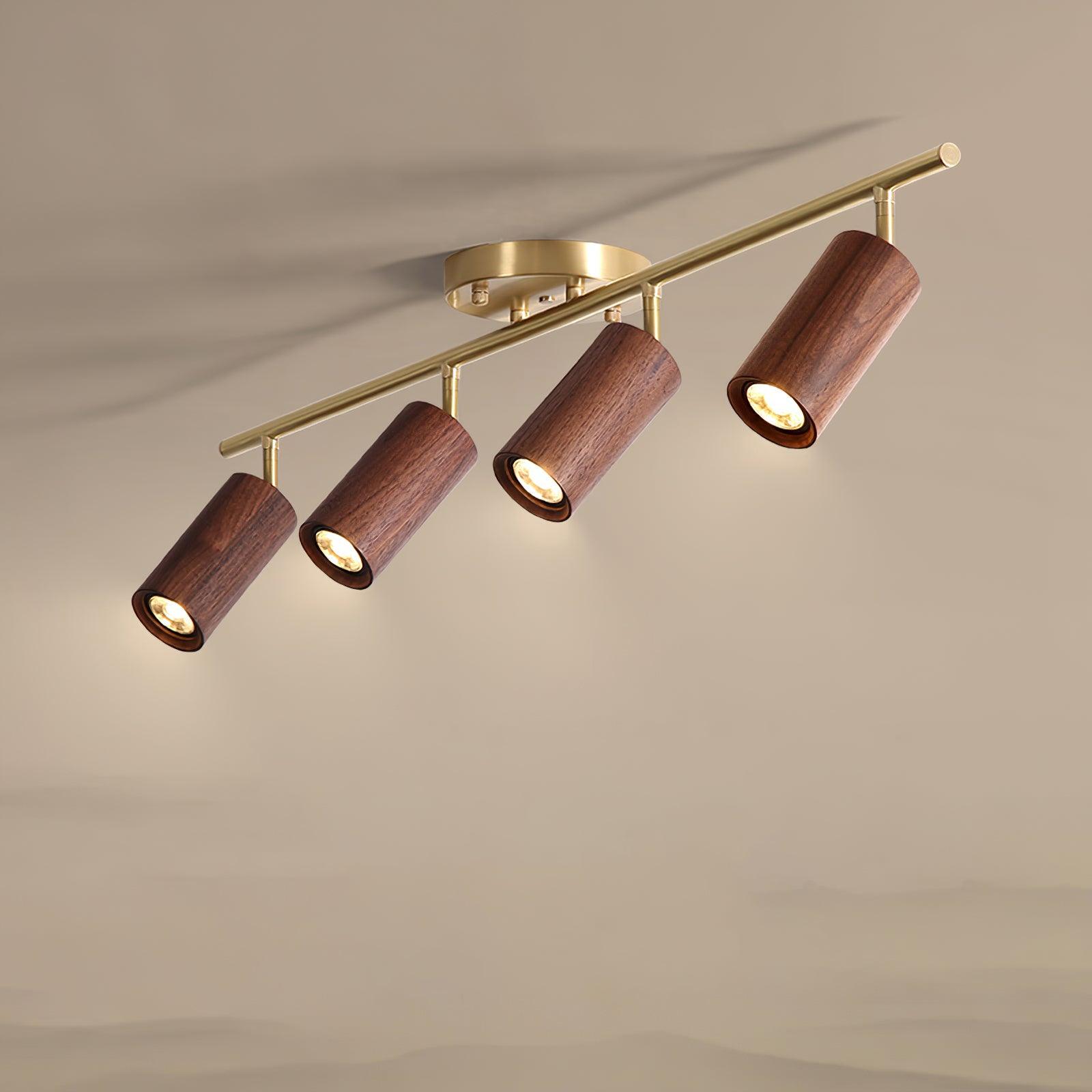 Liora Wooden Track Ceiling Light - Letslighting
