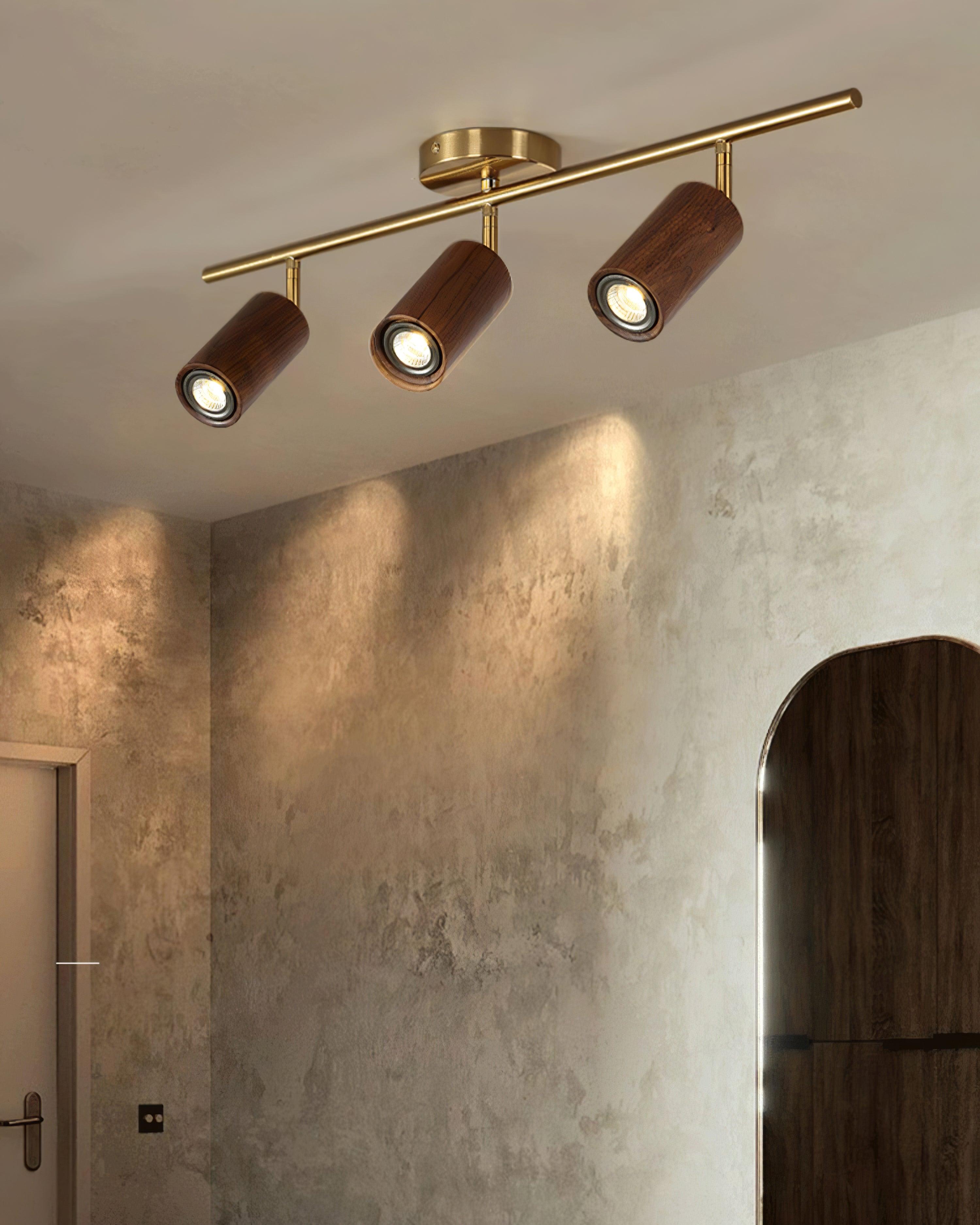Liora Wooden Track Ceiling Light - Letslighting