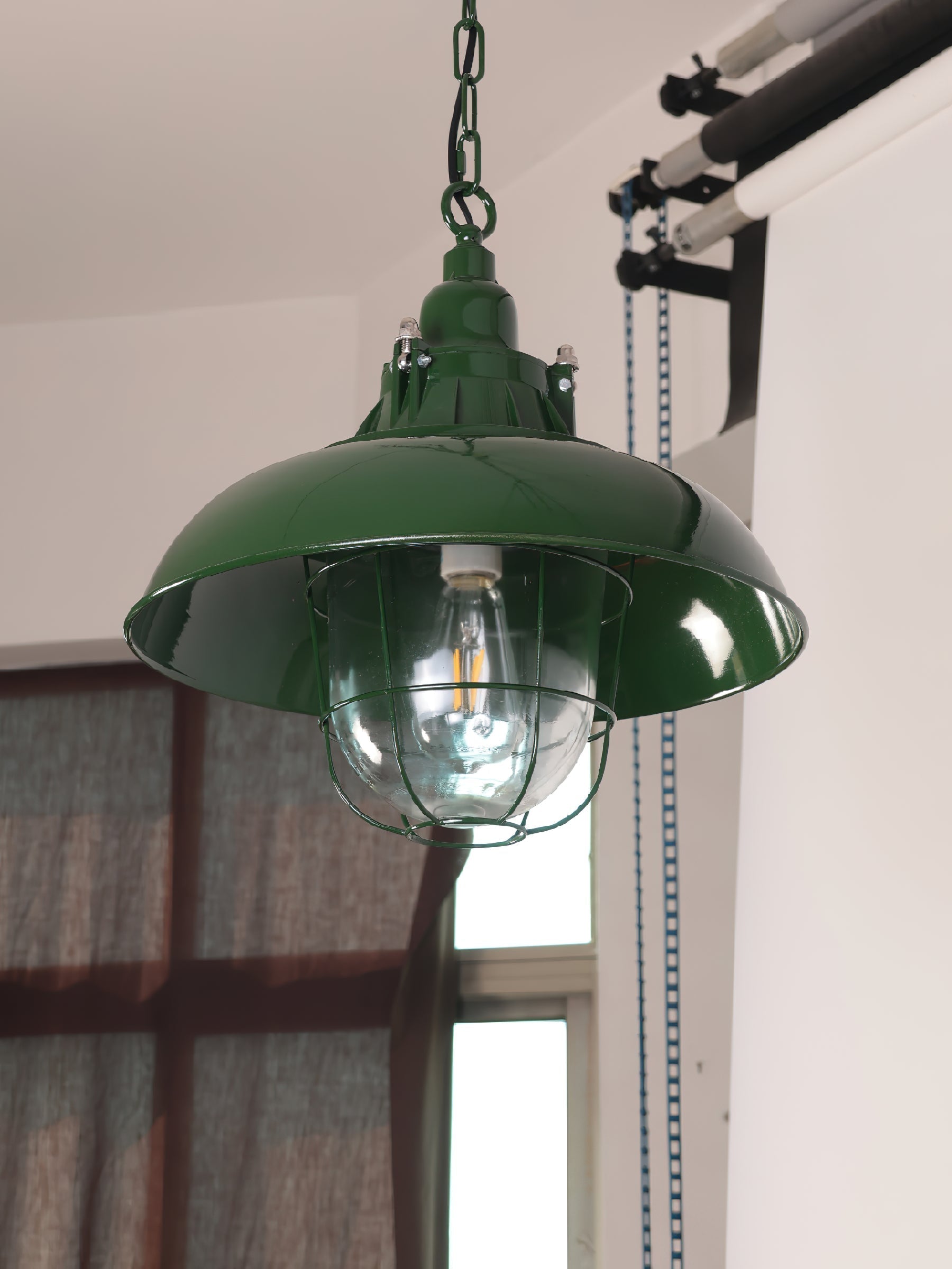 Vemiryra Vintage Industrial Grün Pendelleuchte-Letslighting