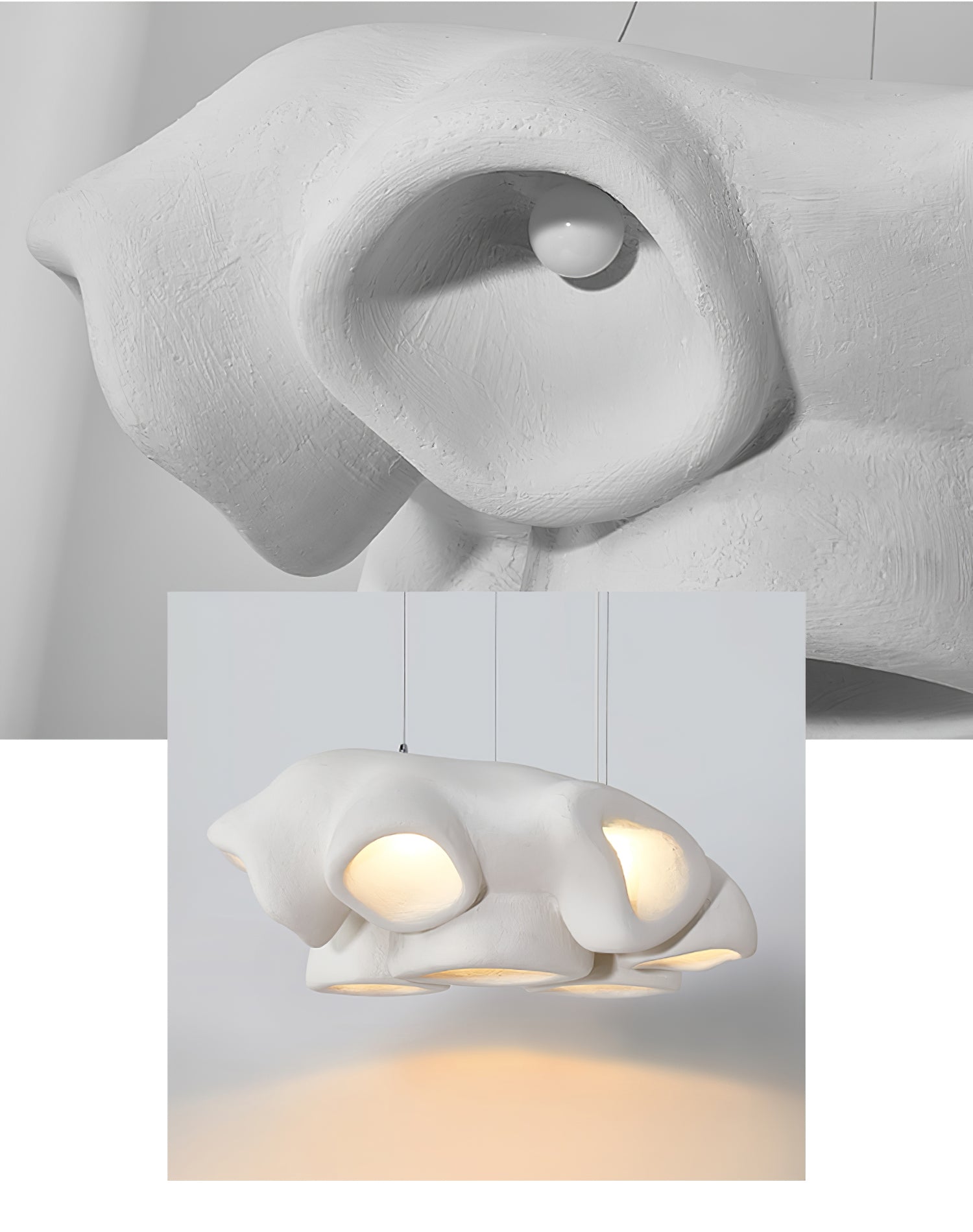 Cloud Moderne Pendelleuchte aus Polystyrol-Letslighting