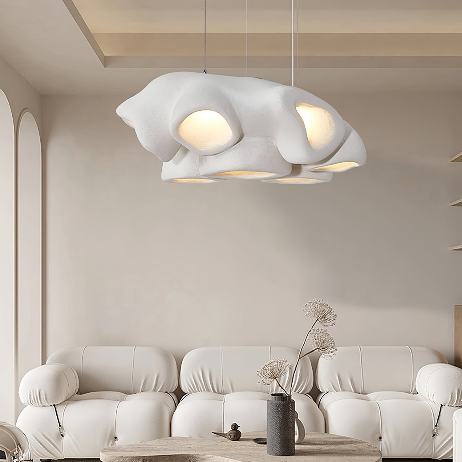 Cloud Moderne Pendelleuchte aus Polystyrol-Letslighting