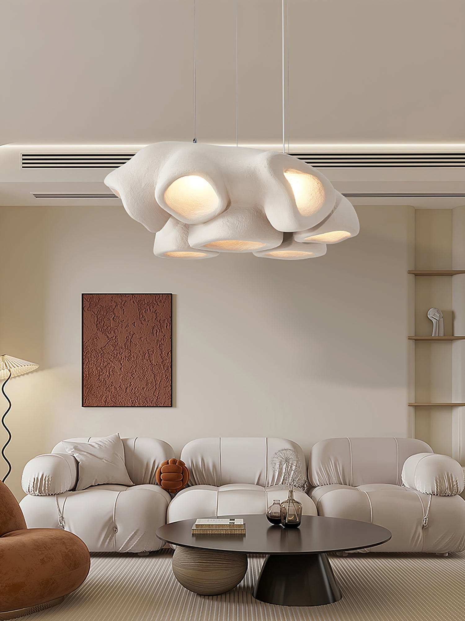 Cloud Moderne Pendelleuchte aus Polystyrol-Letslighting