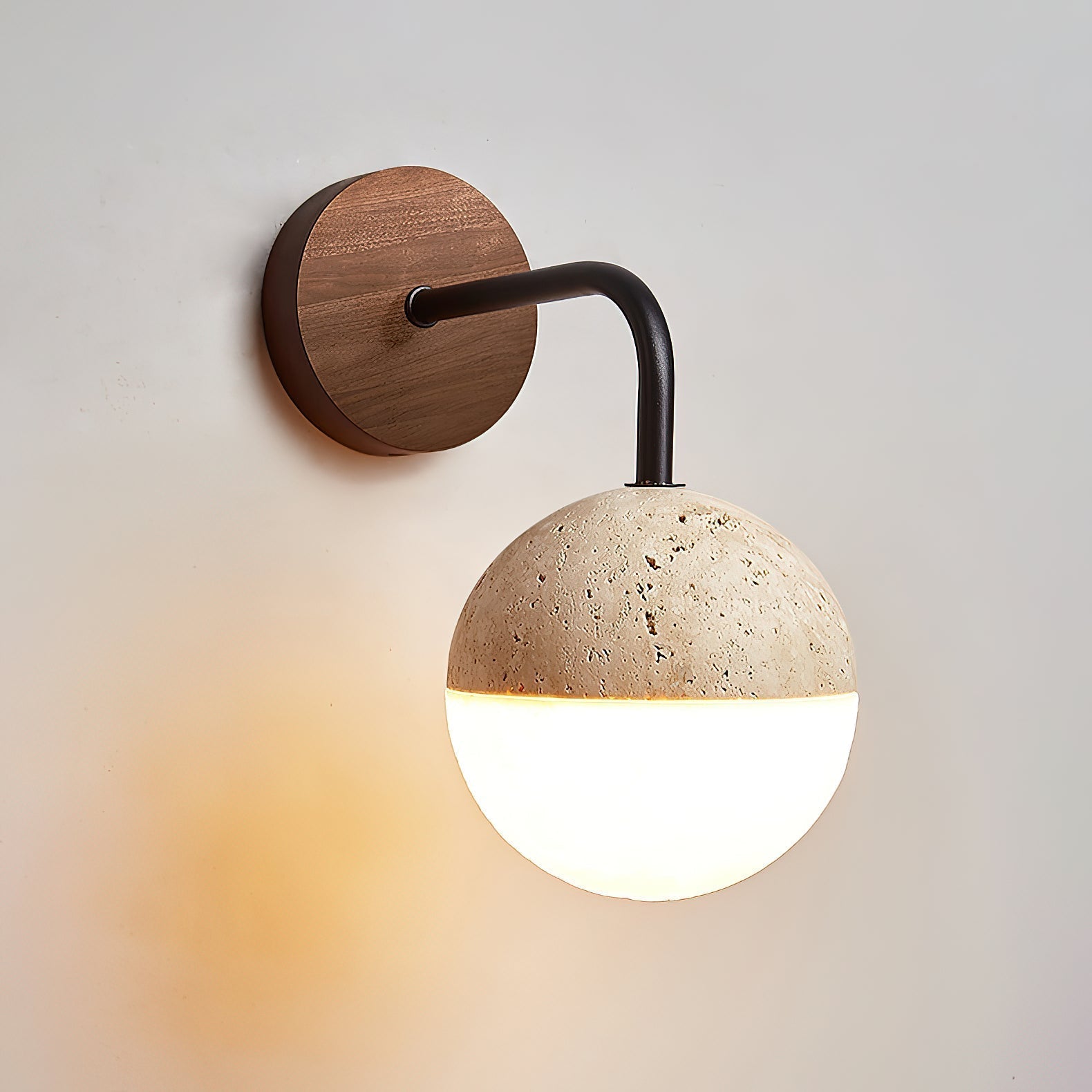 Ivmarila Modern Minimalist Travertine Wall Lamp - Letslighting