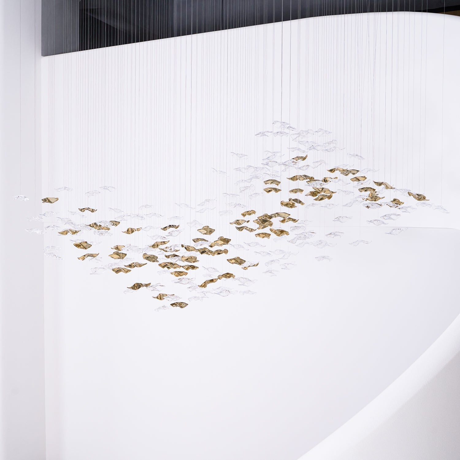 Vecarisra Luxus Gezeiten-Kunstglas Pendelleuchte-Letslighting