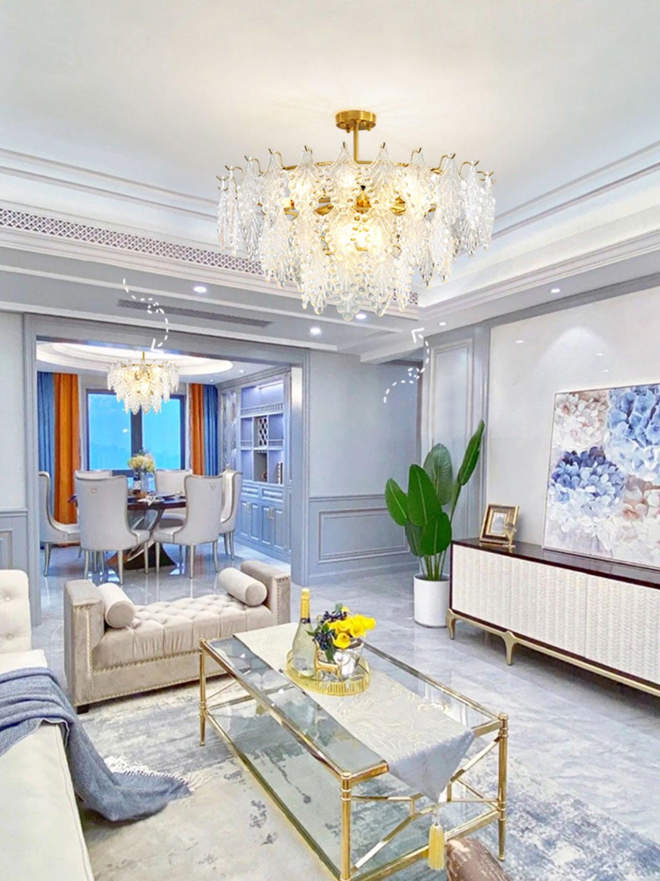 Lylorisra Eleganter Luxuriöser Kristallkronleuchter-Letslighting
