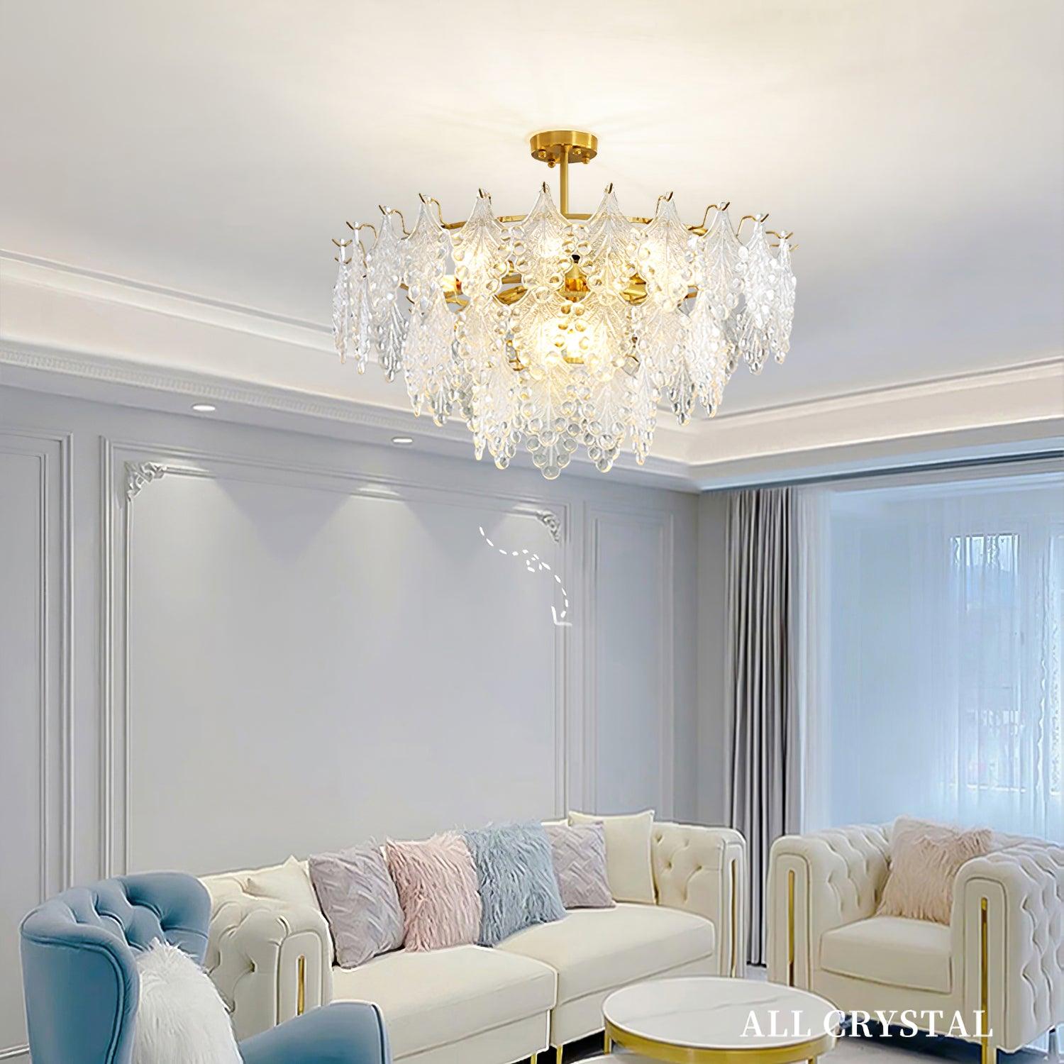 Lylorisra Eleganter Luxuriöser Kristallkronleuchter-Letslighting
