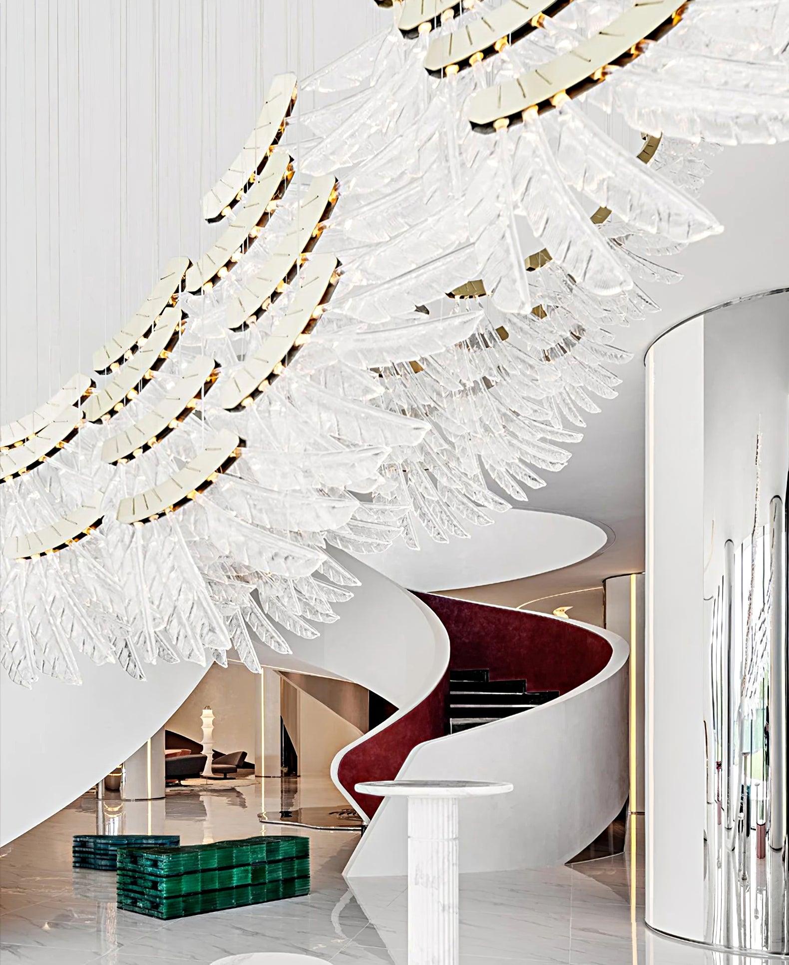 Tiered Postmoderner Luxus Palmetten Kronleuchter-Letslighting