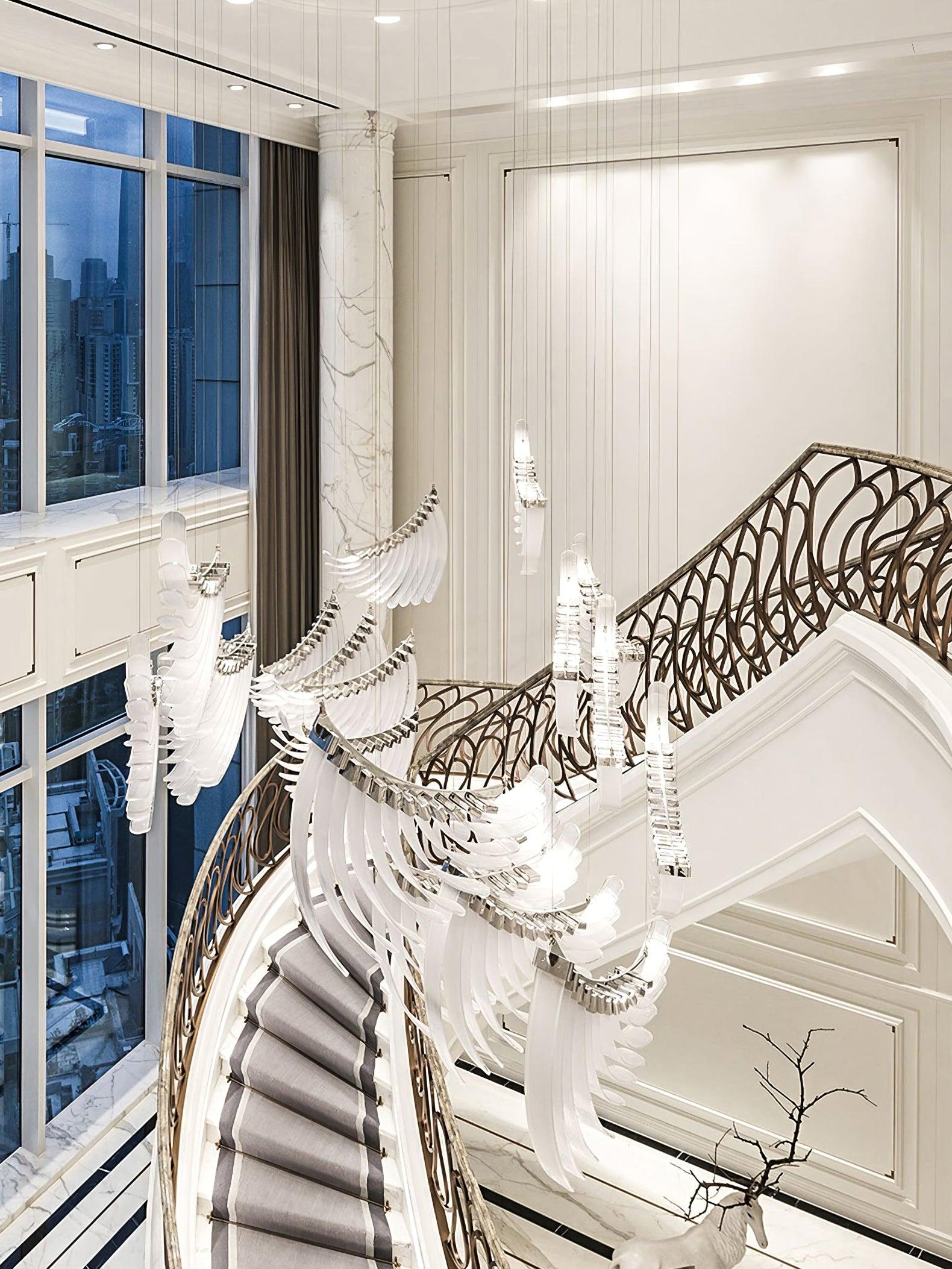 Tiered Postmoderner Luxus Palmetten Kronleuchter-Letslighting