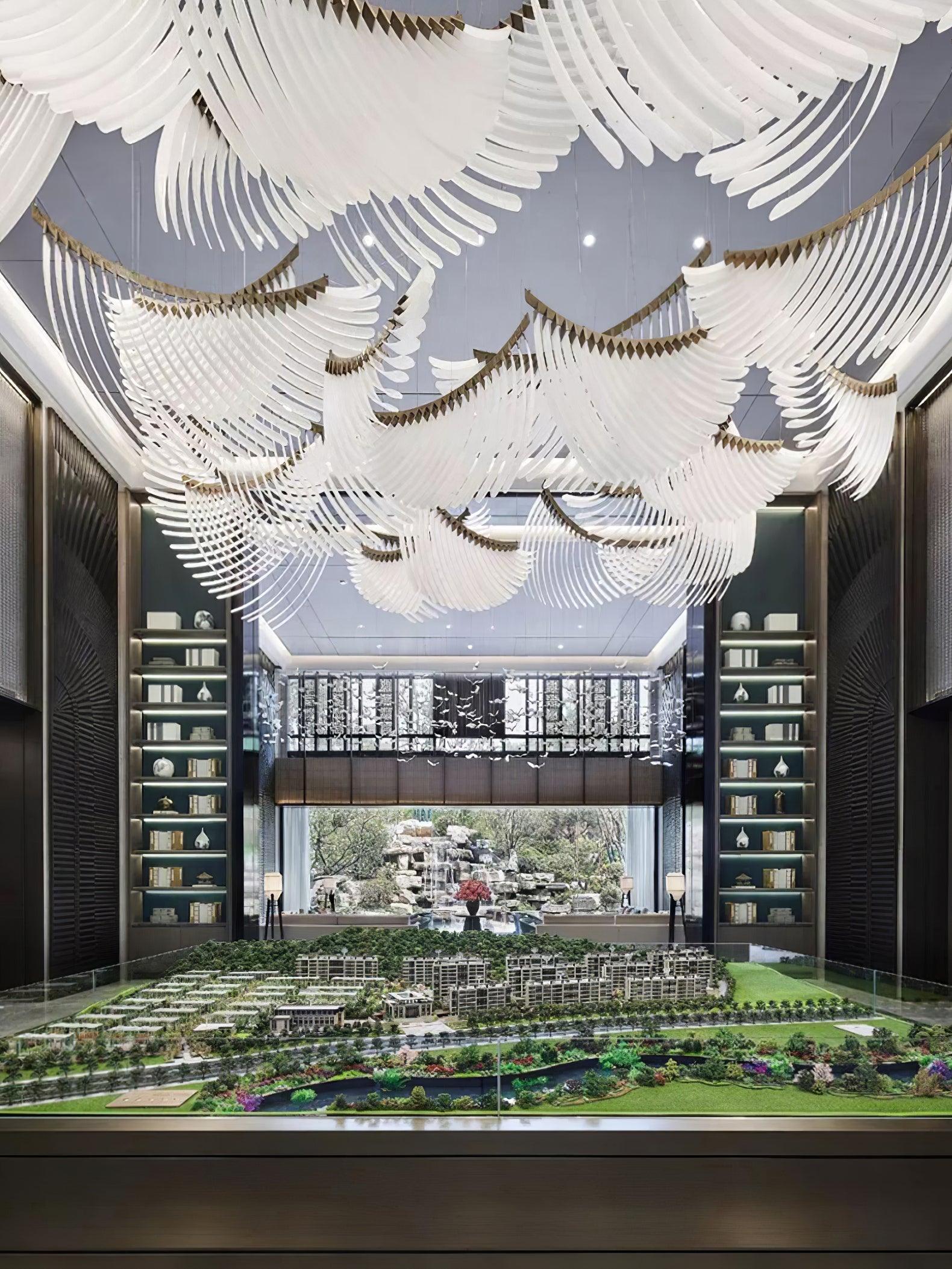 Tiered Postmoderner Luxus Palmetten Kronleuchter-Letslighting
