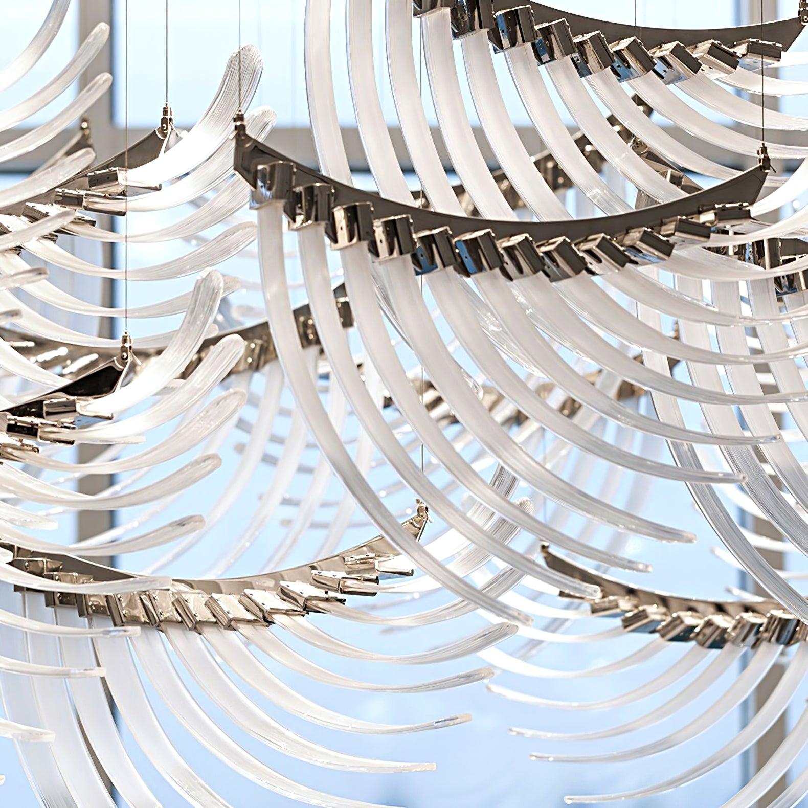 Tiered Postmoderner Luxus Palmetten Kronleuchter-Letslighting