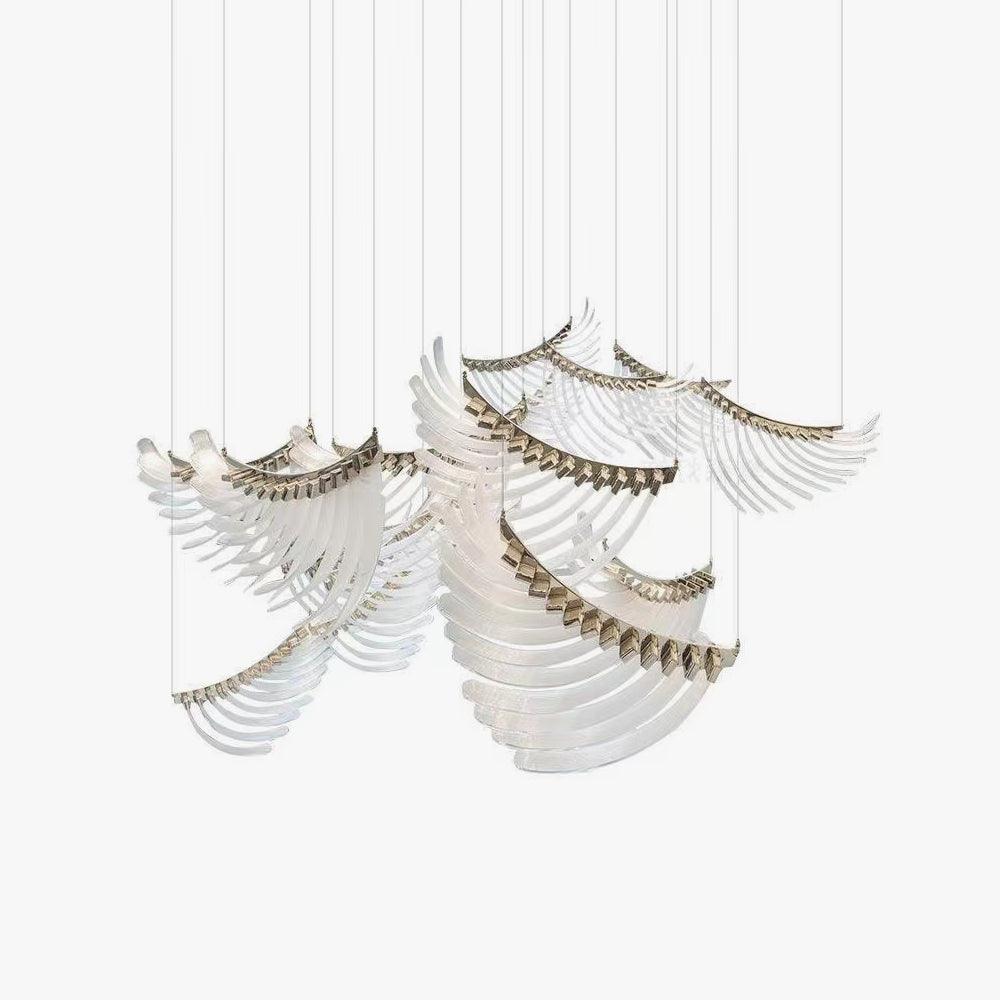 Tiered Postmoderner Luxus Palmetten Kronleuchter-Letslighting