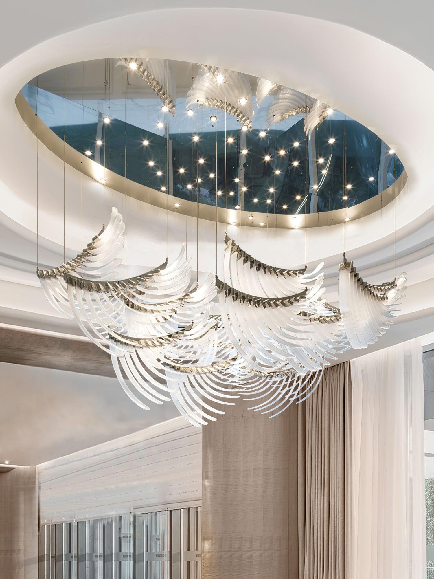 Tiered Postmoderner Luxus Palmetten Kronleuchter-Letslighting