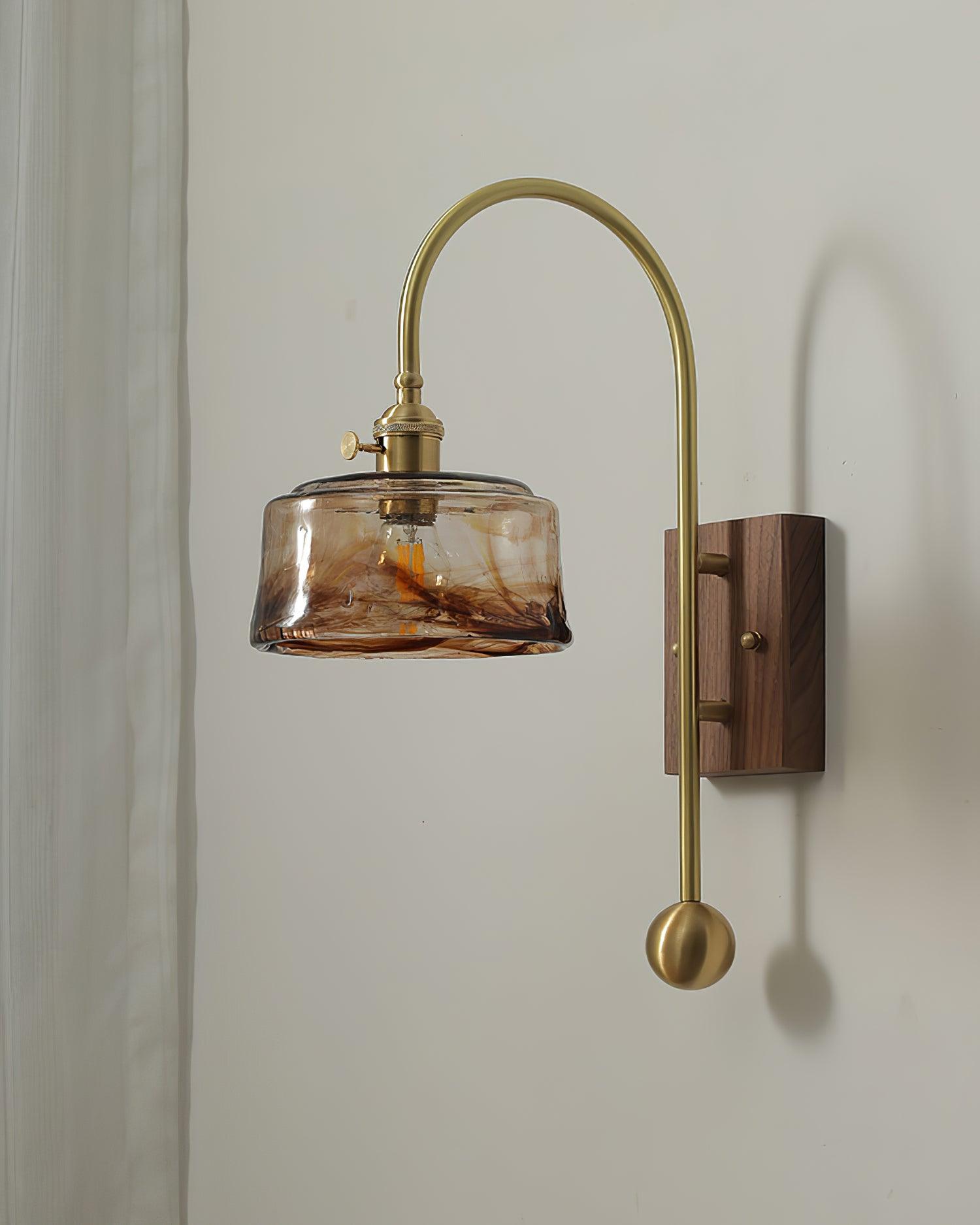 Vorelle Vintage Buntglas Wandleuchte-Letslighting