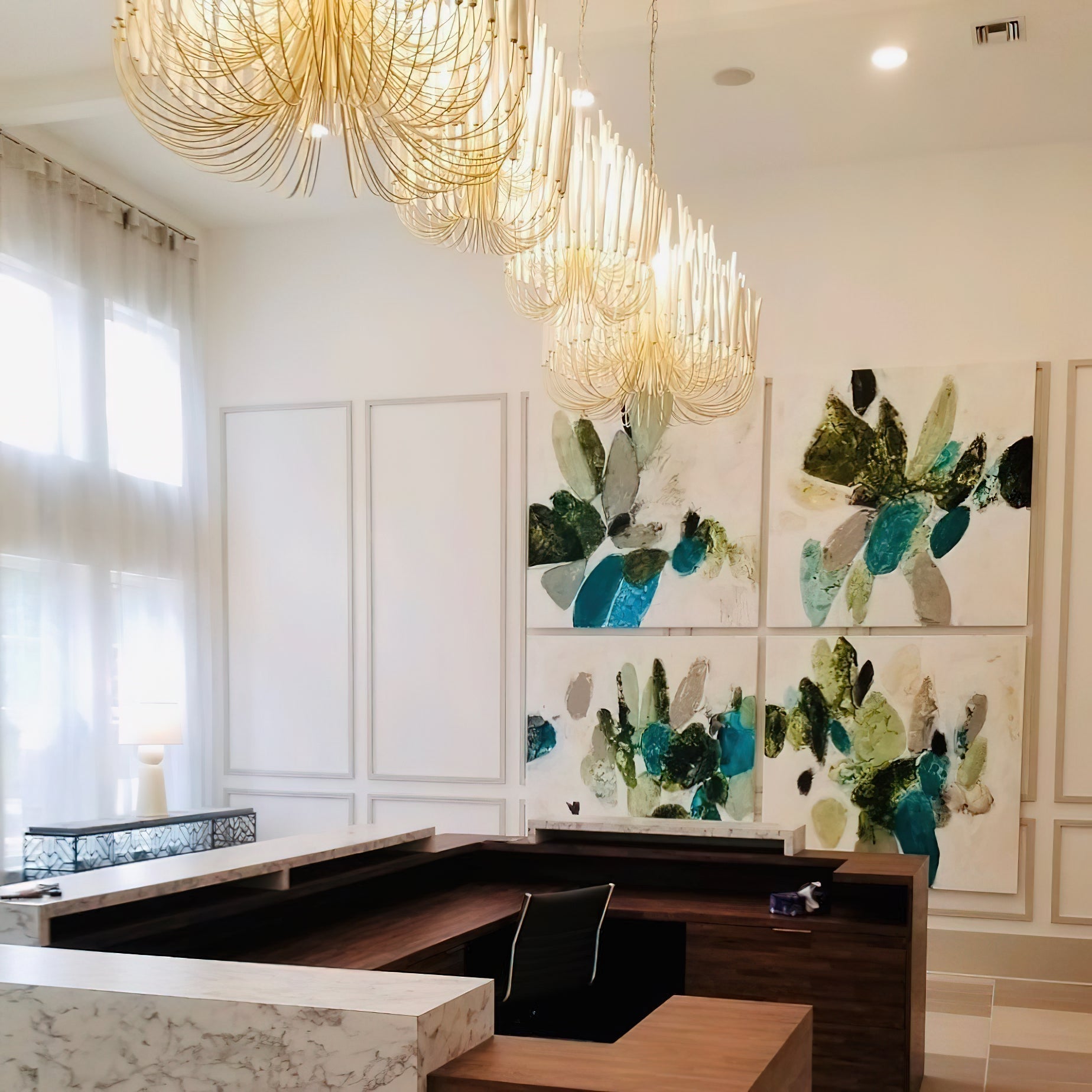 Drox Skulpturale Kronleuchter