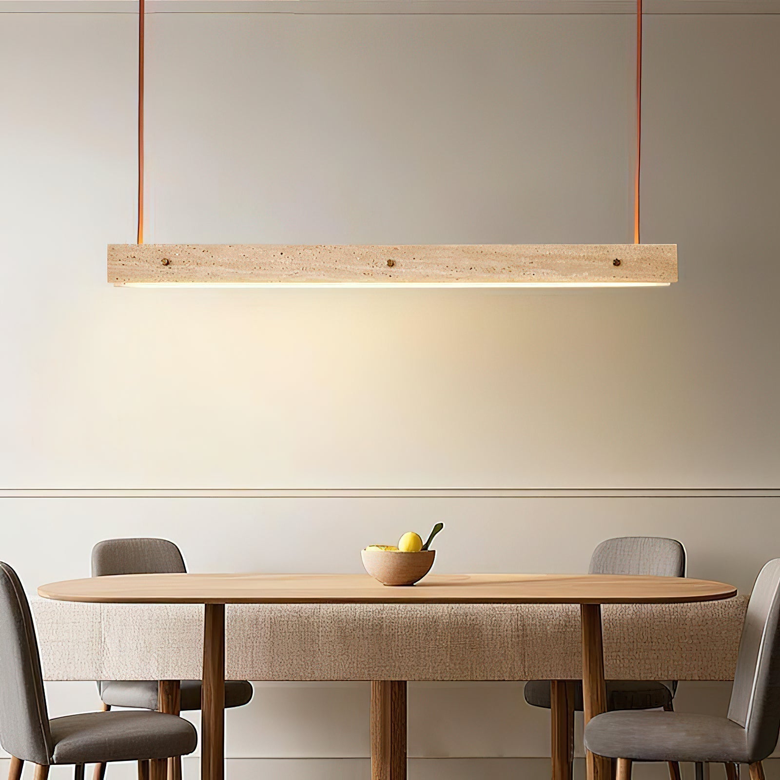 Culorara Modern Minimalist Linear Metal Pendant Lamp - Letslighting