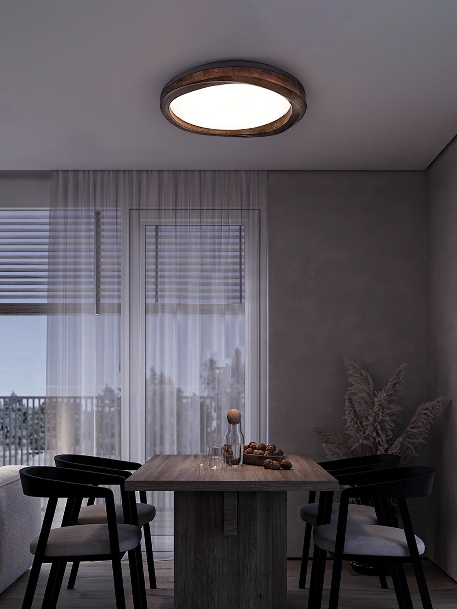 Artalis Unterputzmontage aus Walnussholz-Letslighting