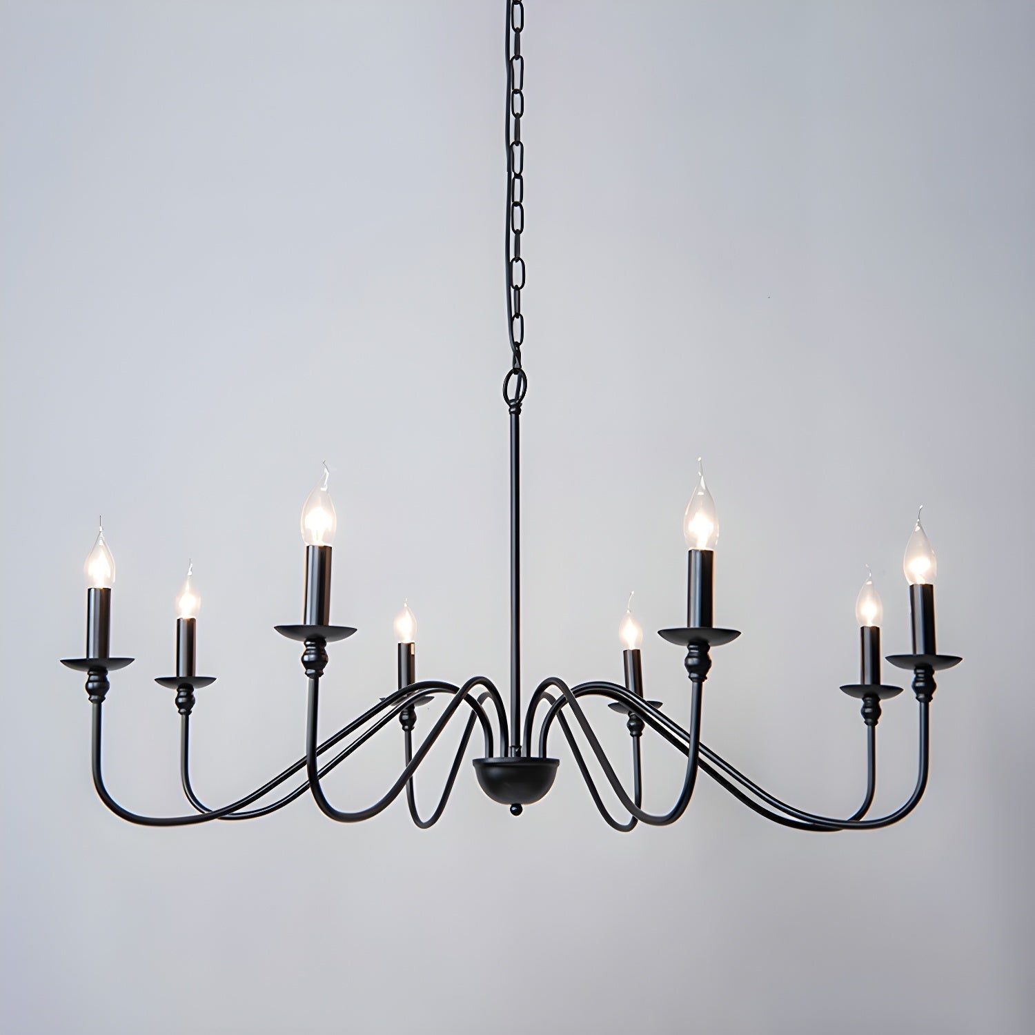 Timeless Gold Candle Chandelier - Blowlighting