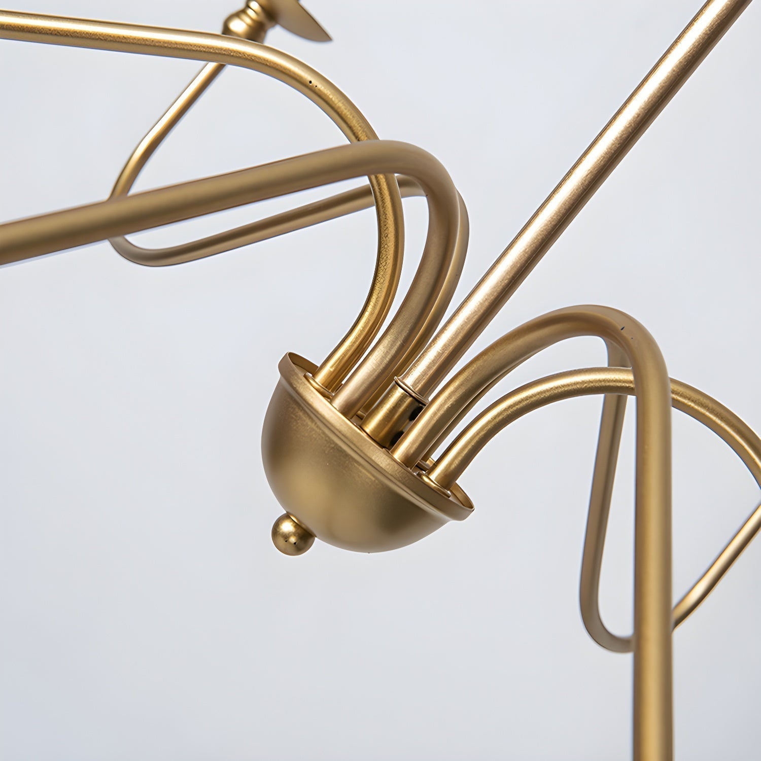 Timeless Gold Candle Chandelier - Blowlighting