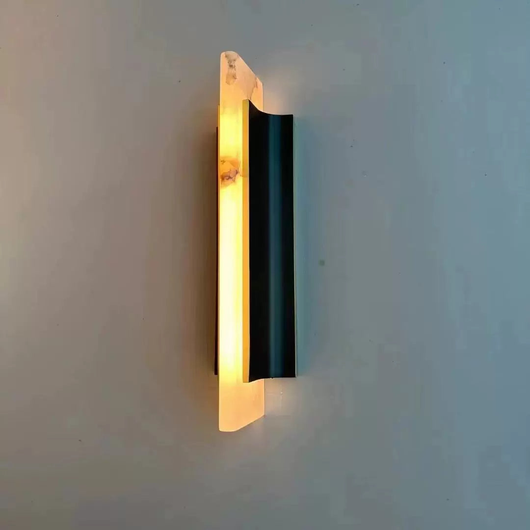 Elsilisra Modern Minimalist Alabaster Wall Lamp - Letslighting