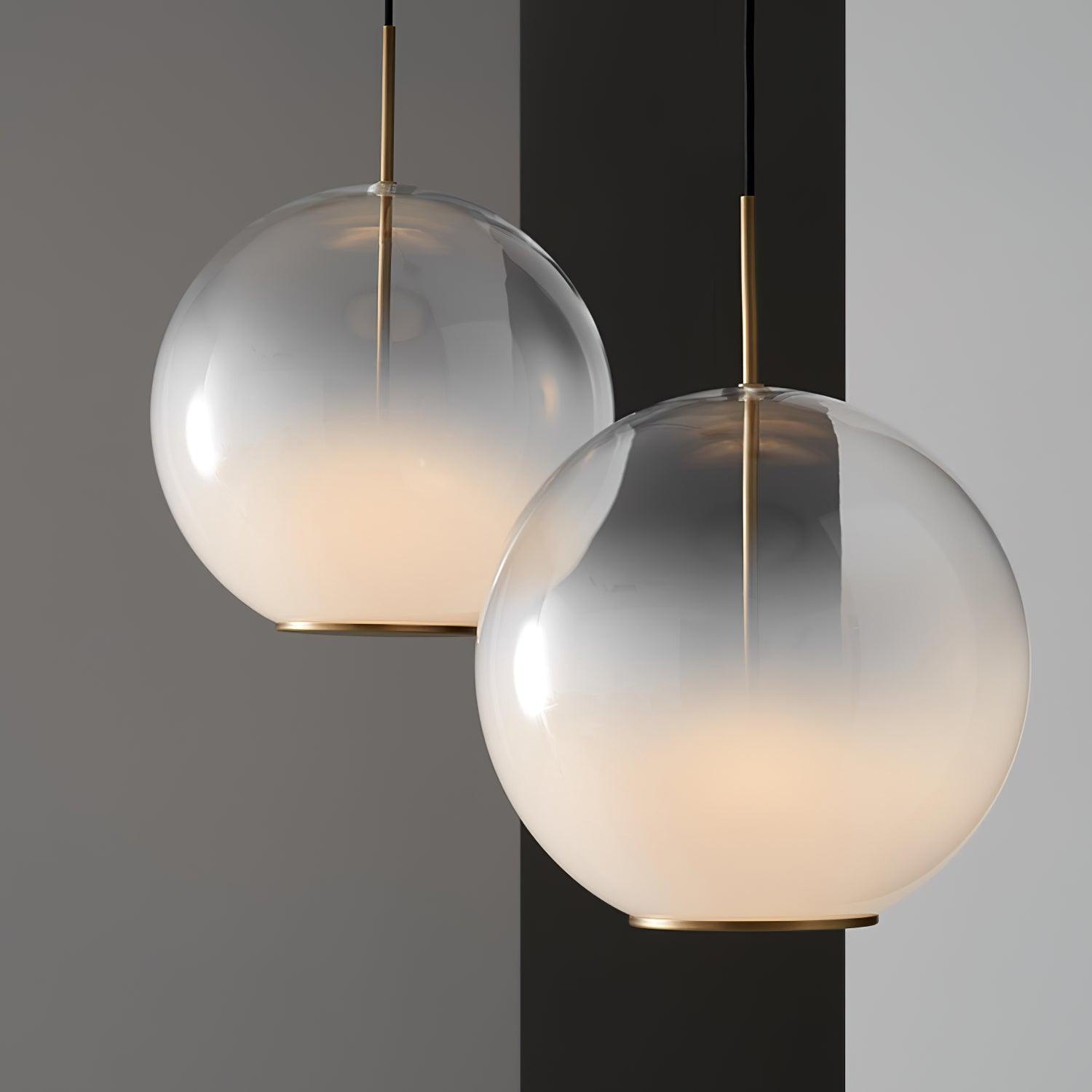 Lustra Pendelleuchte Rauchgrau Glas Farbverlauf-Letslighting