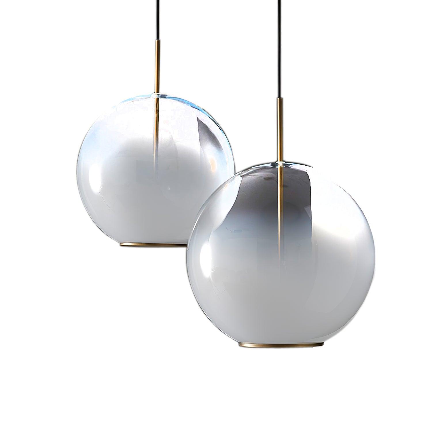 Lustra Pendelleuchte Rauchgrau Glas Farbverlauf-Letslighting