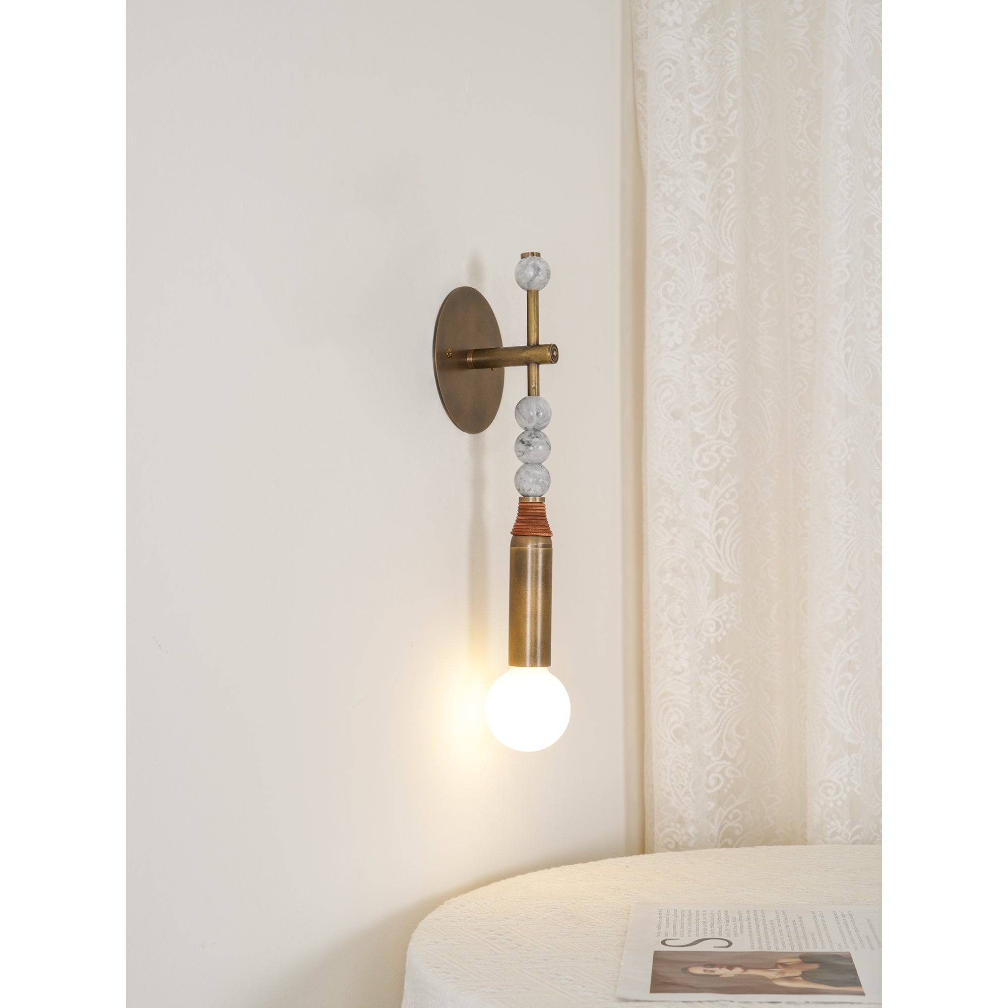 Icarira Modern Minimalist Marble Wall Lamp - Letslighting